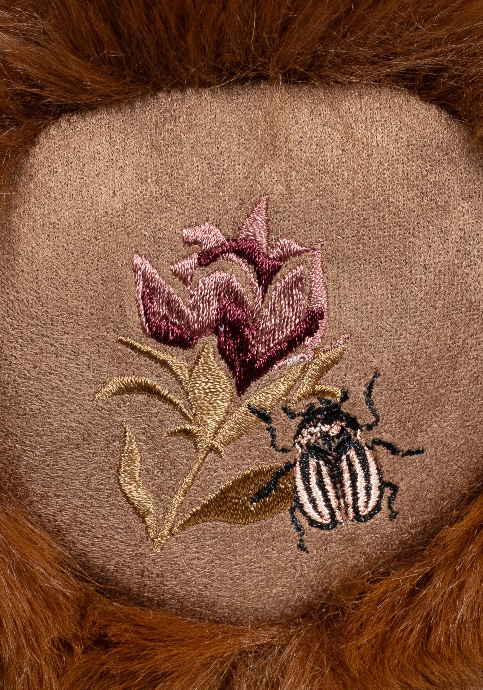 Alina Bug Faux Fur Ear Muffs - Image 7