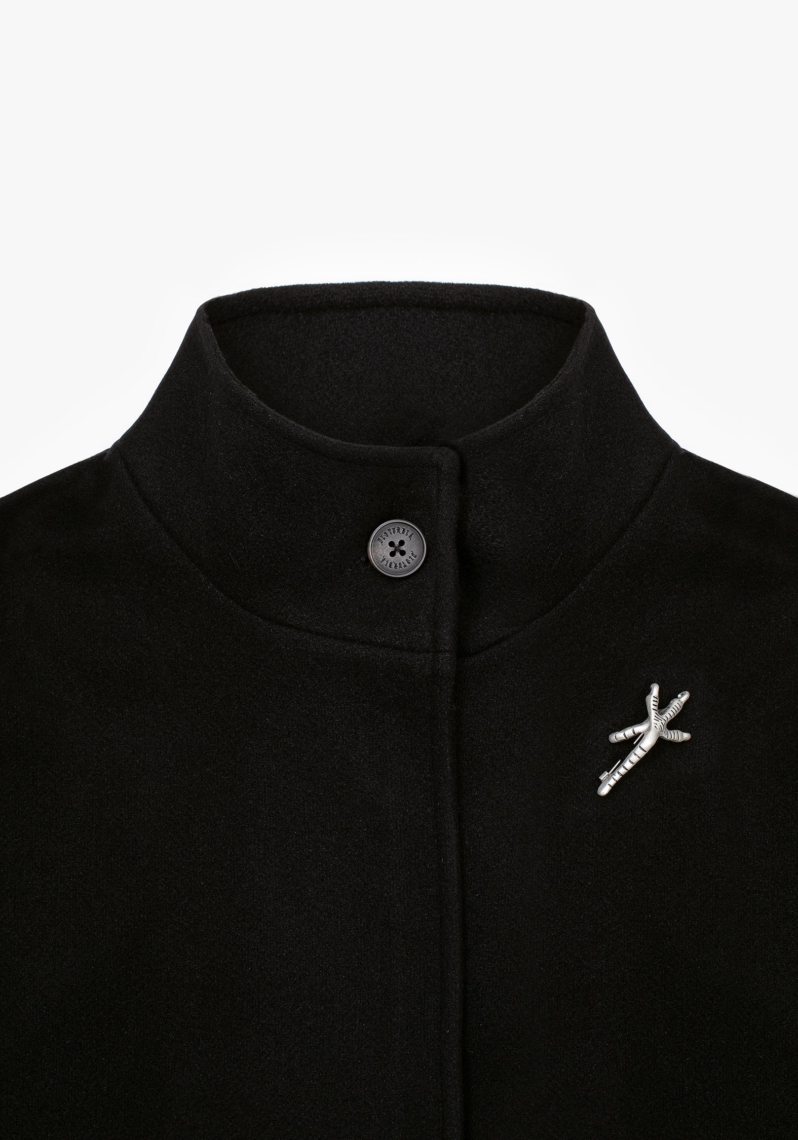 Althea Pin Detail Cape - Image 9