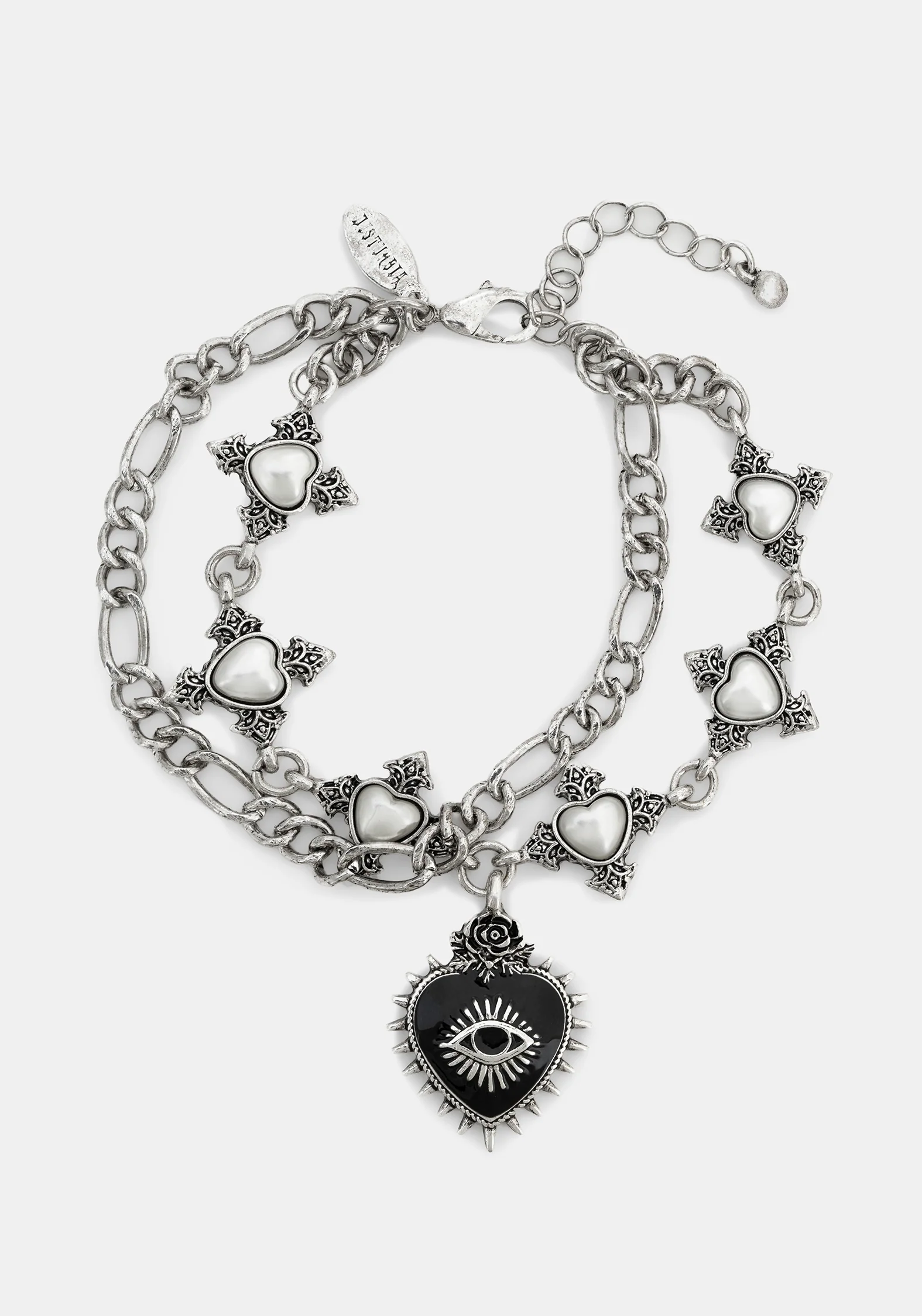 Amada Prickle Sacred Heart Layered Chunky Bracelet - Image 6