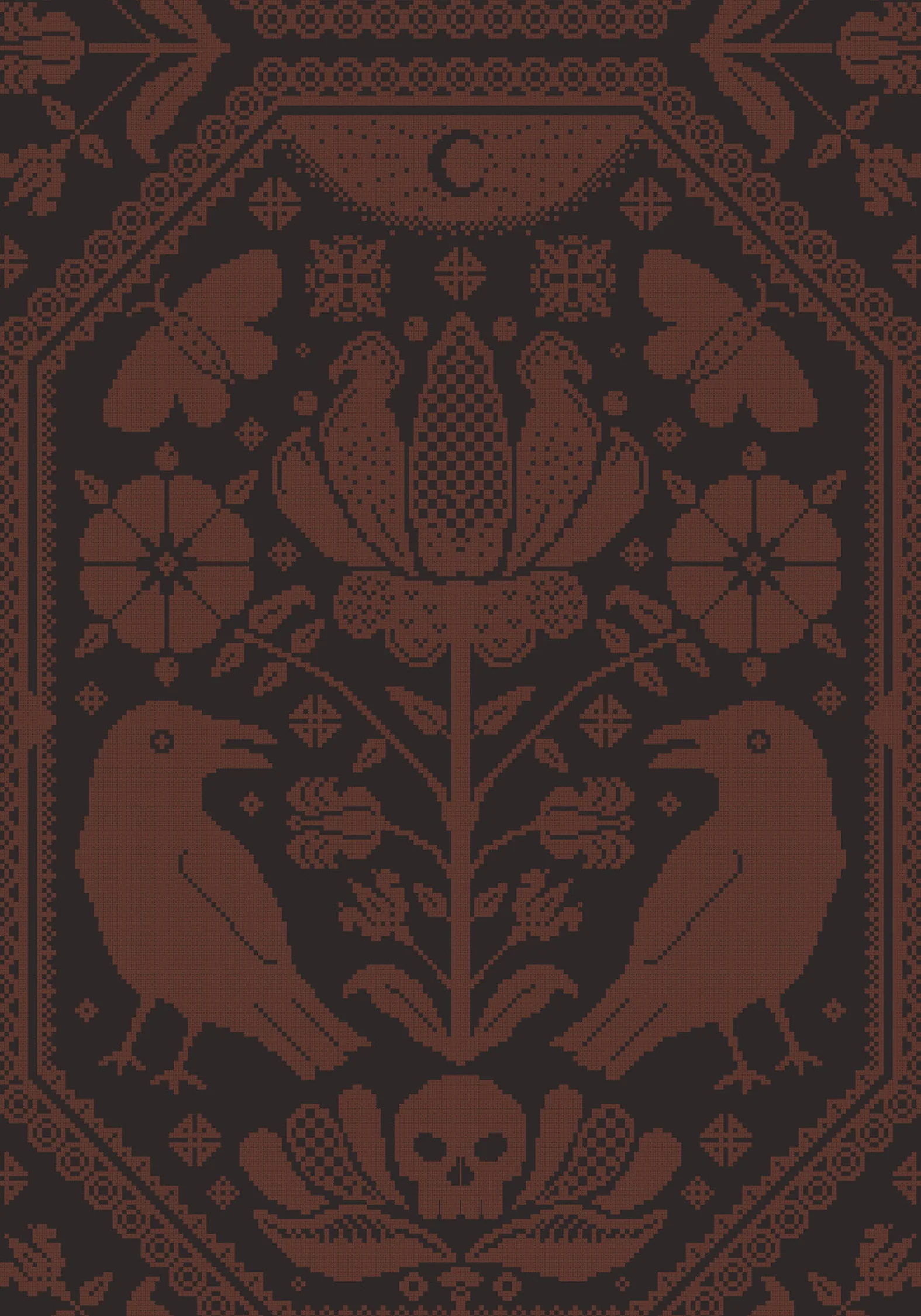 Annabel Inverted Raven Print Shirred Mini Dress - Image 7