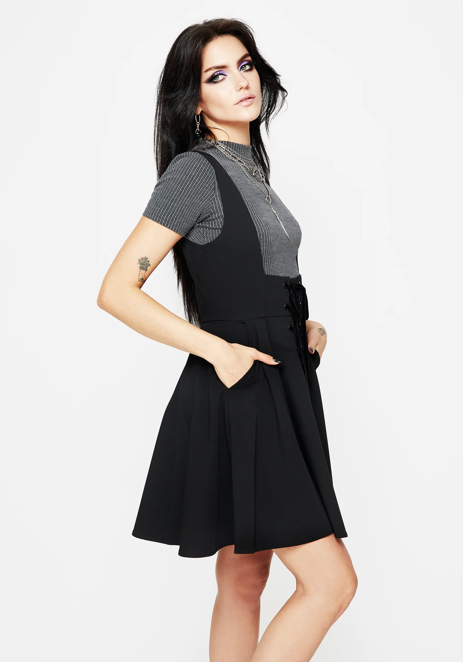 Bryony Striped Crop Top - Image 7