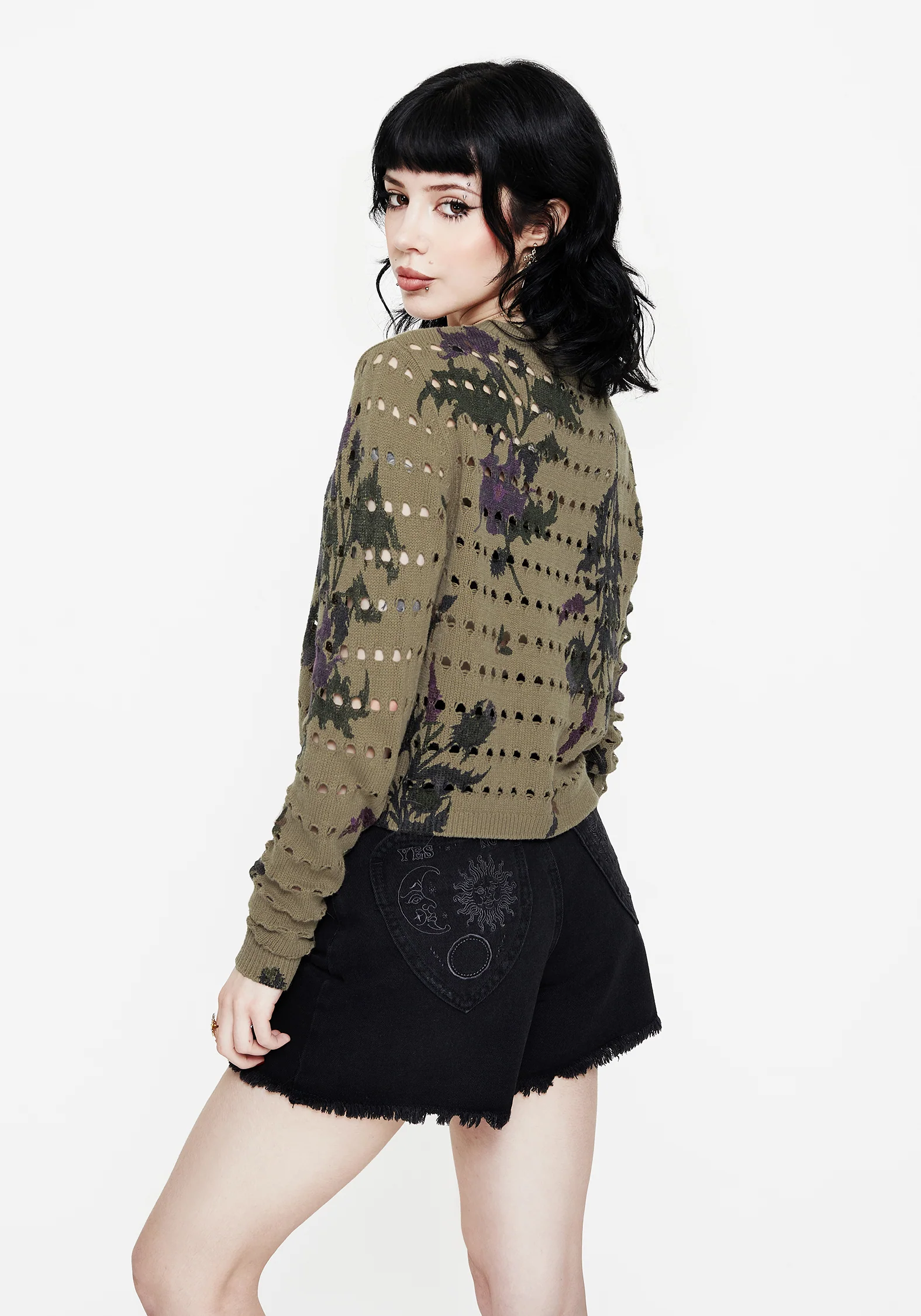 Cassandra Floral Knit Jumper - Image 3