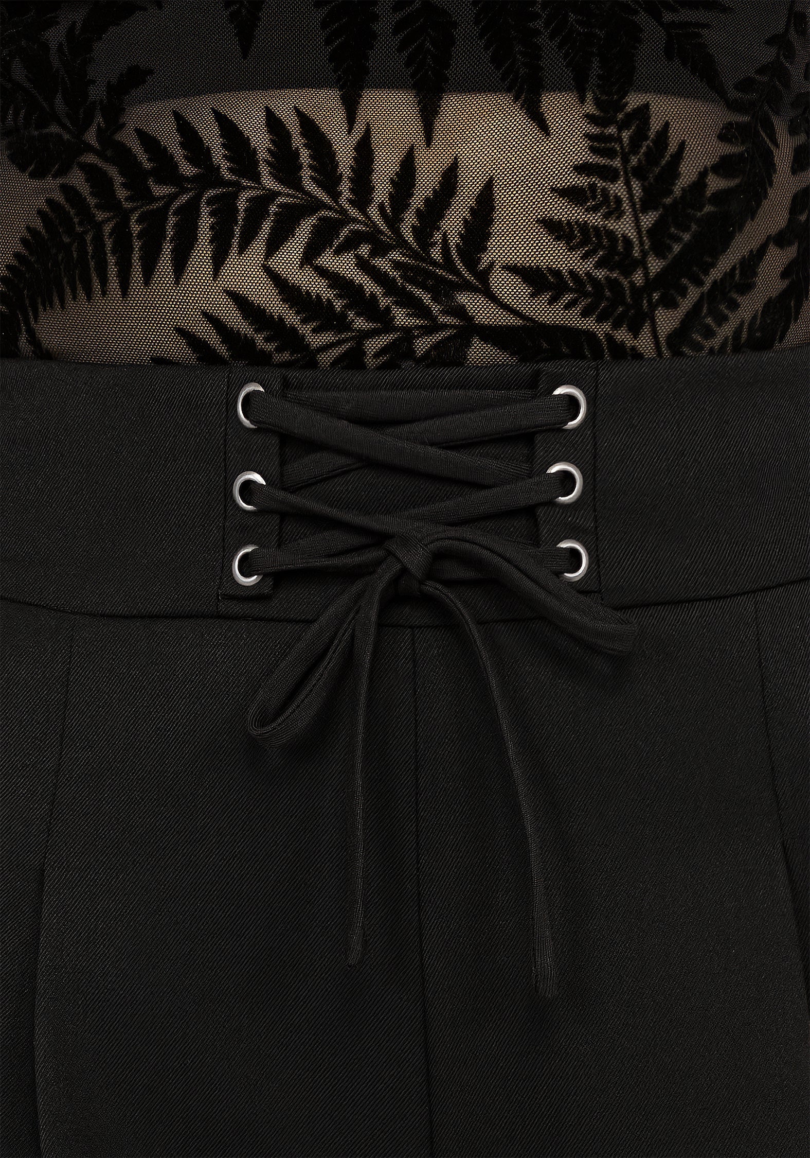 Cassandra Lace-Up Waist Tailored Trouser - Image 2