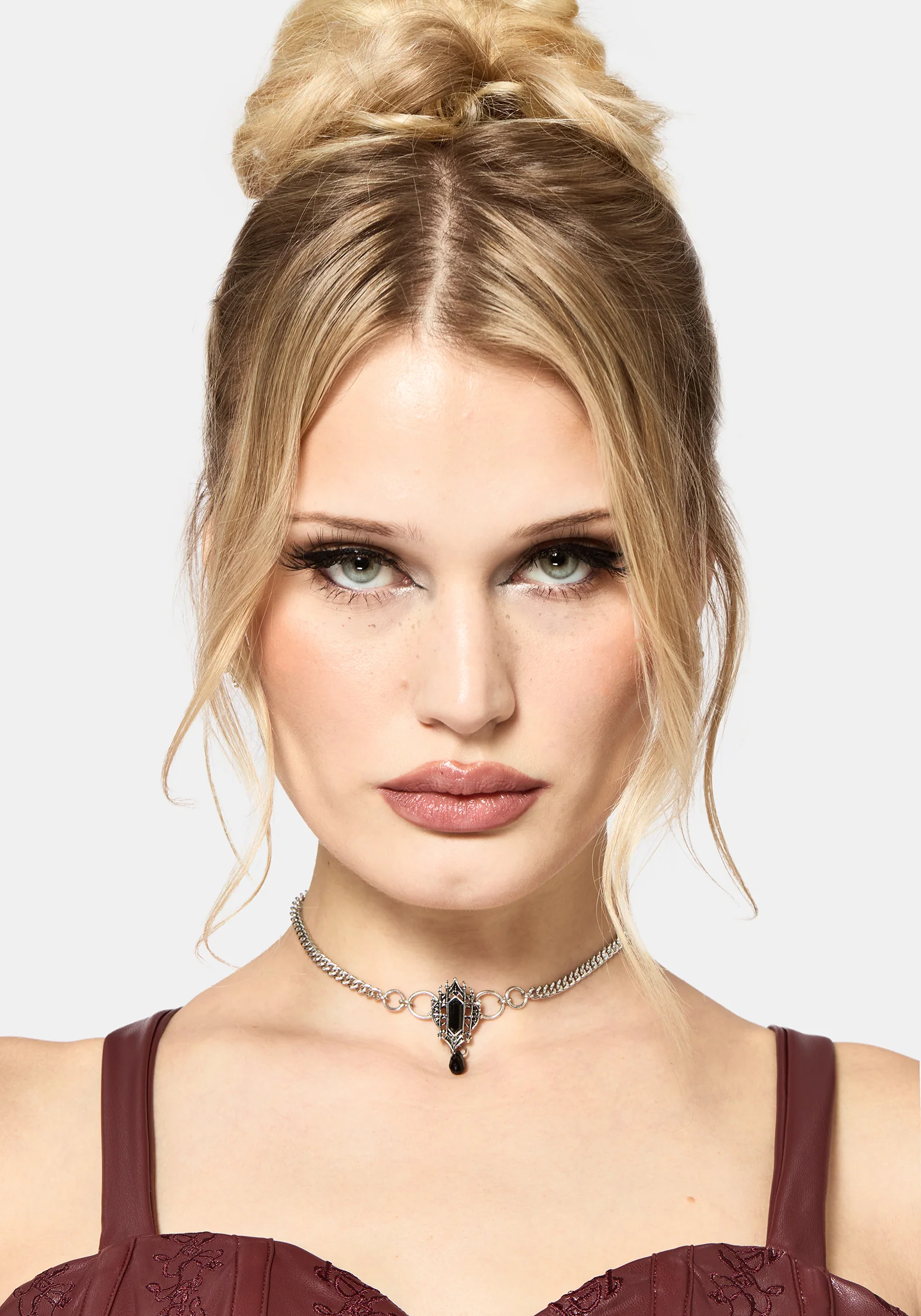 Cathedral Gothic Chunky Chain Choker - Image 3