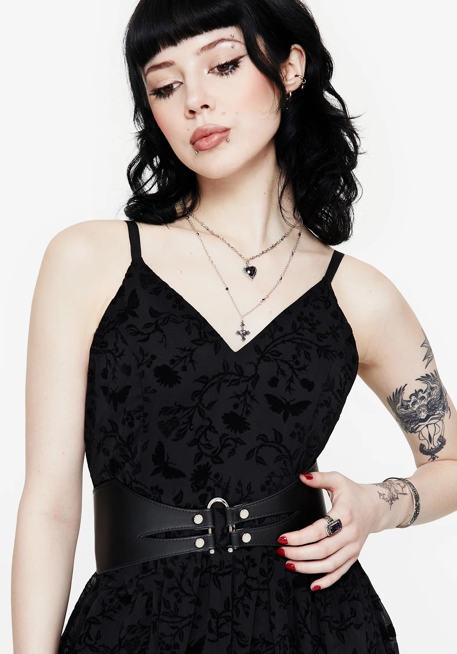Chasm Oval Detail Waist Belt
