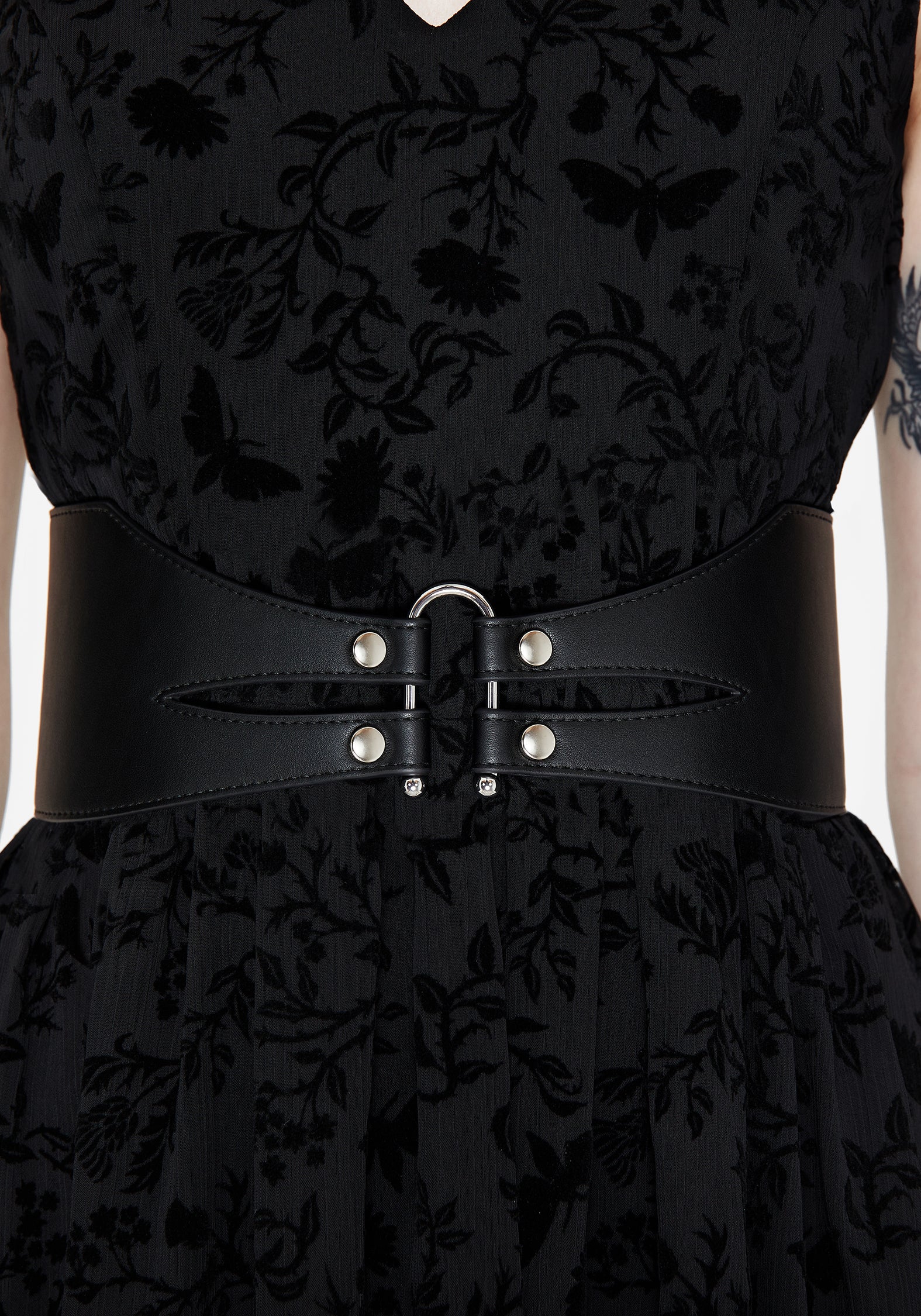 Chasm Oval Detail Waist Belt - Image 5