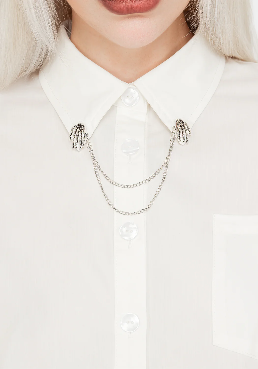 Chiromancy Collar Loose Fit Shirt - Image 2
