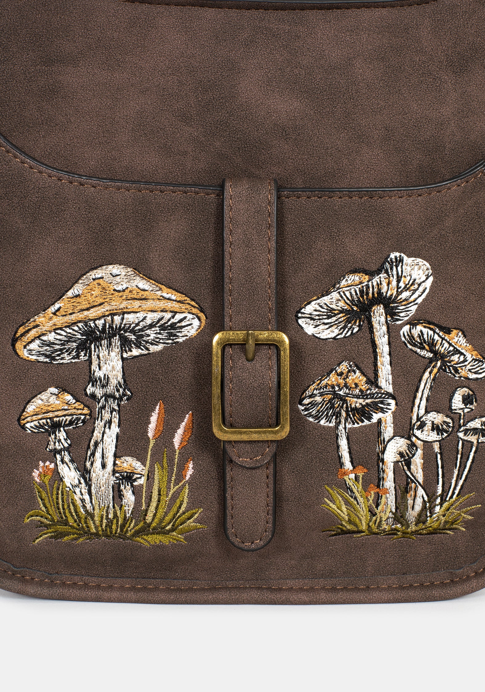 Dapperling Mushroom Embroidered Crossbody Bag - Image 3