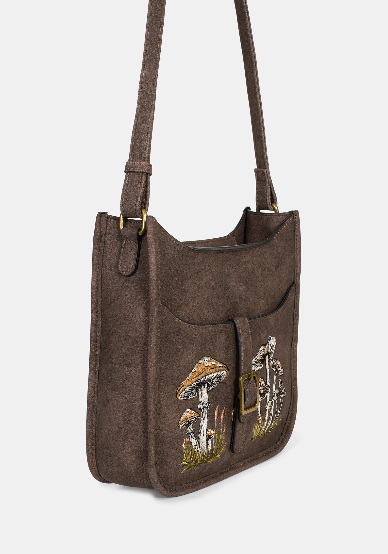 Dapperling Mushroom Embroidered Crossbody Bag - Image 8