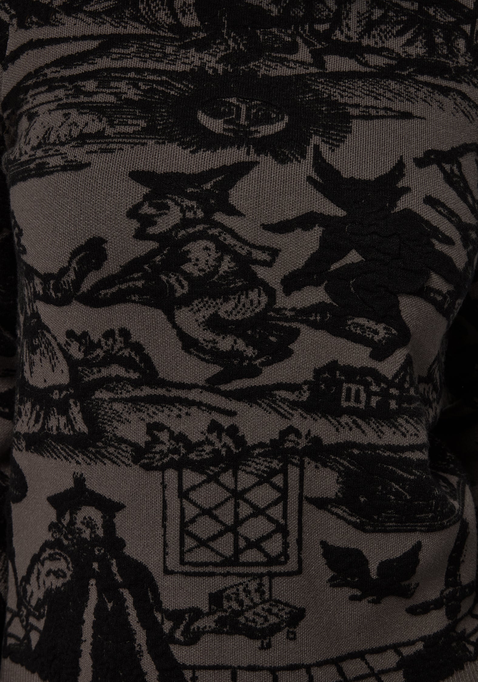 Diabolical Raised Jacquard Knit Jumper - Image 6