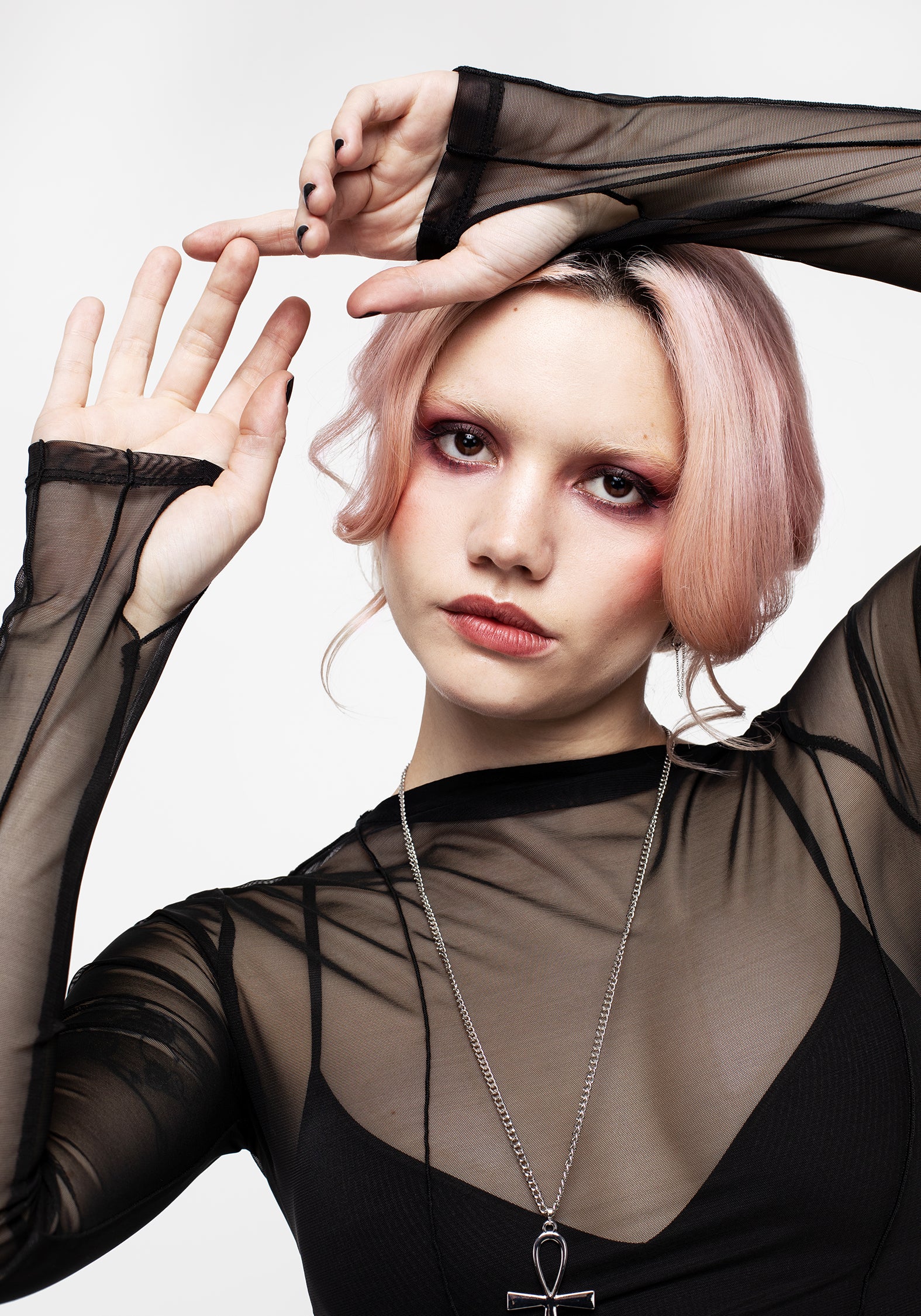 Dissident Asymmetric Seam Mesh Top - Image 2