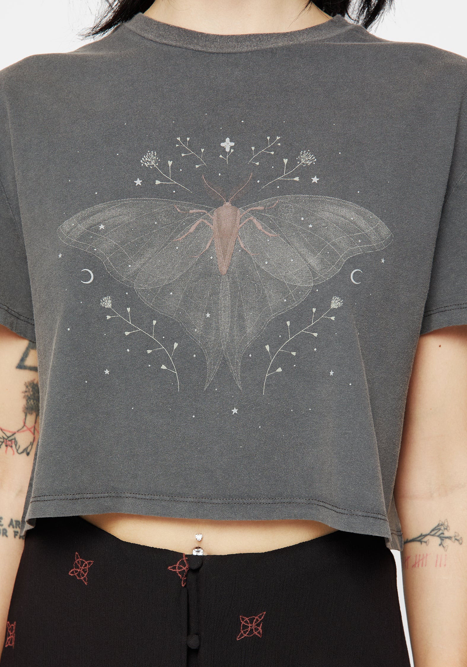 Drift Cotton-Blend Jersey Cropped T-Shirt - Image 2