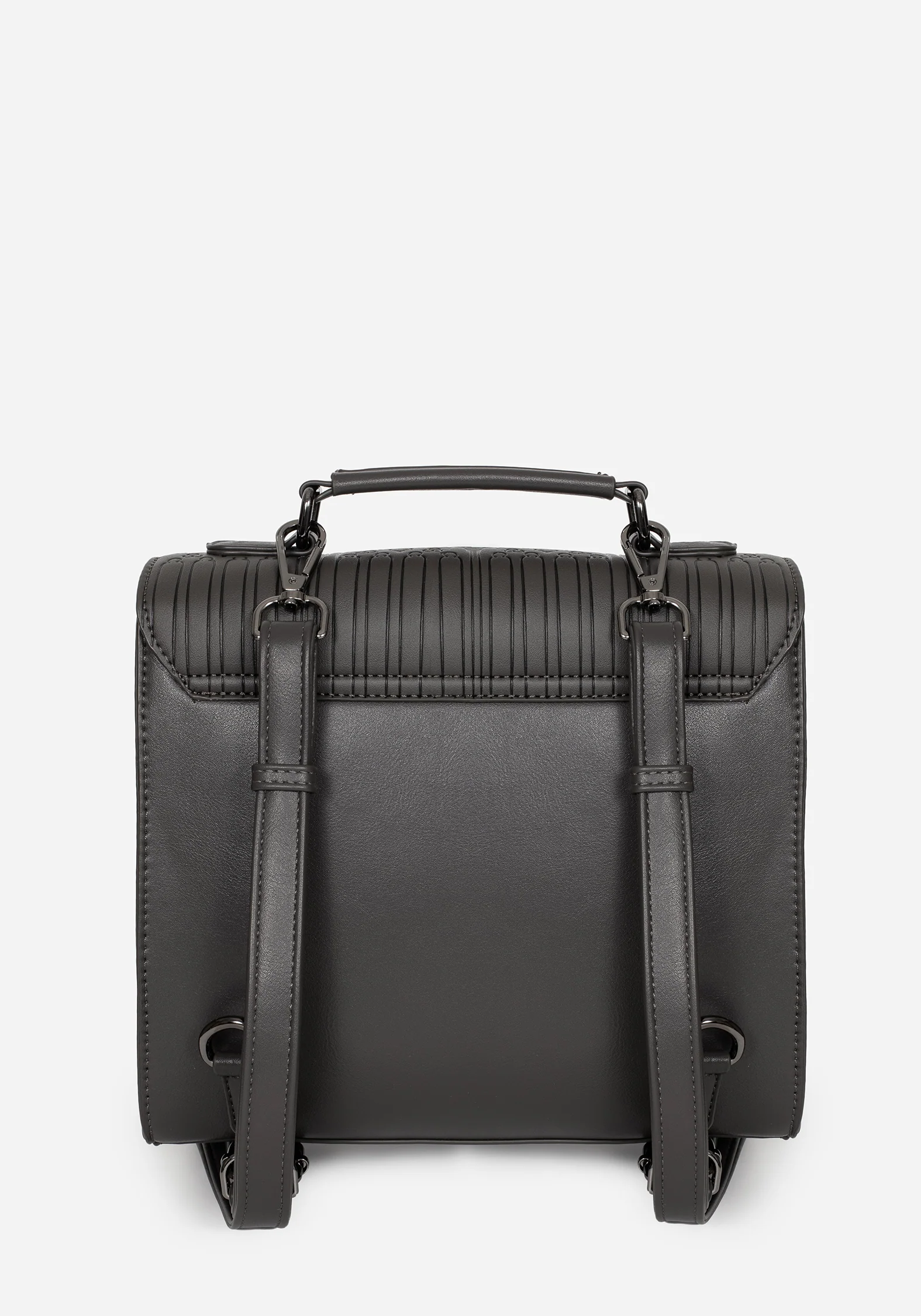 Esther Debossed Satchel Backpack - Image 4