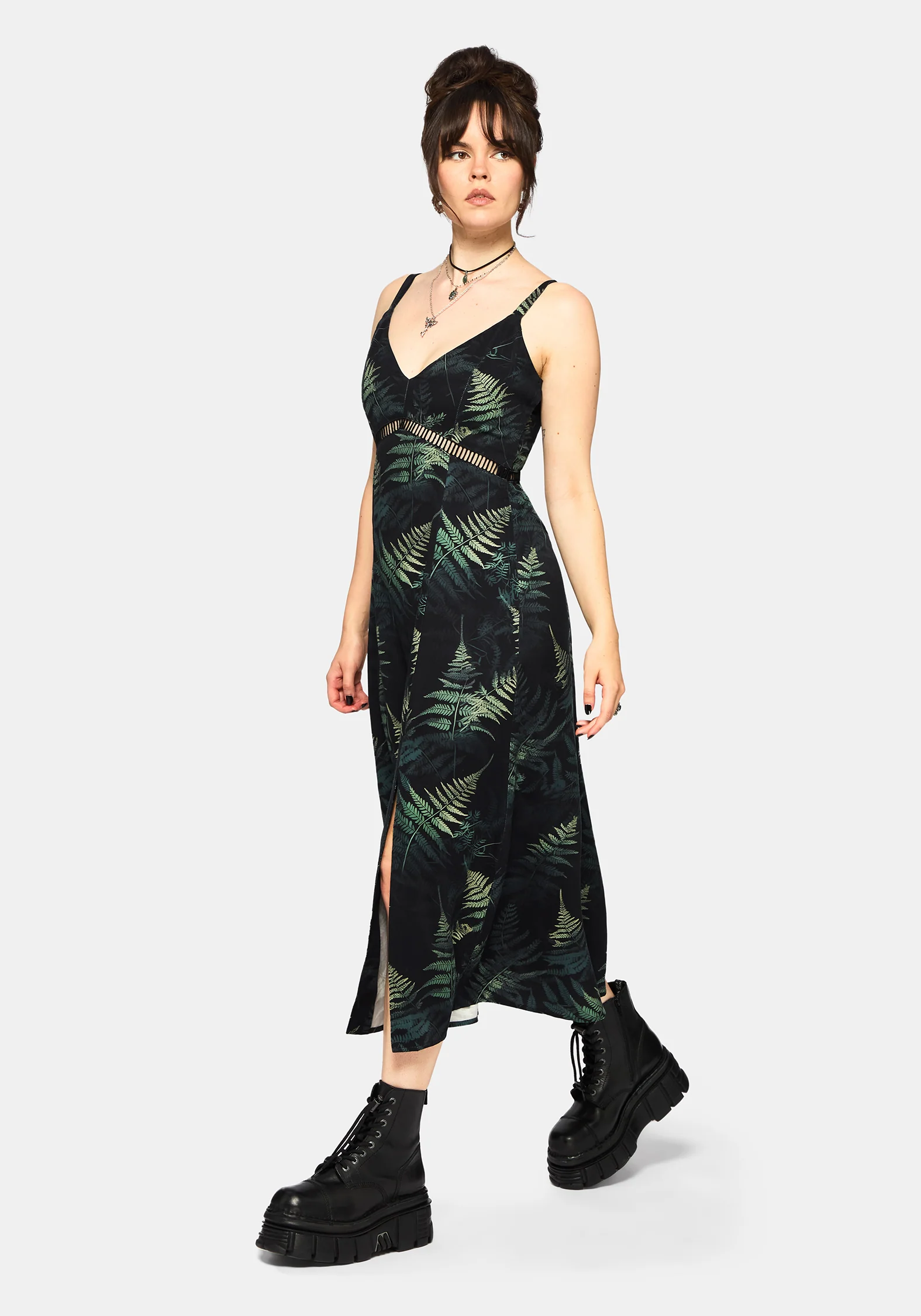 Fernery Printed Midaxi Cami Dress - Image 6