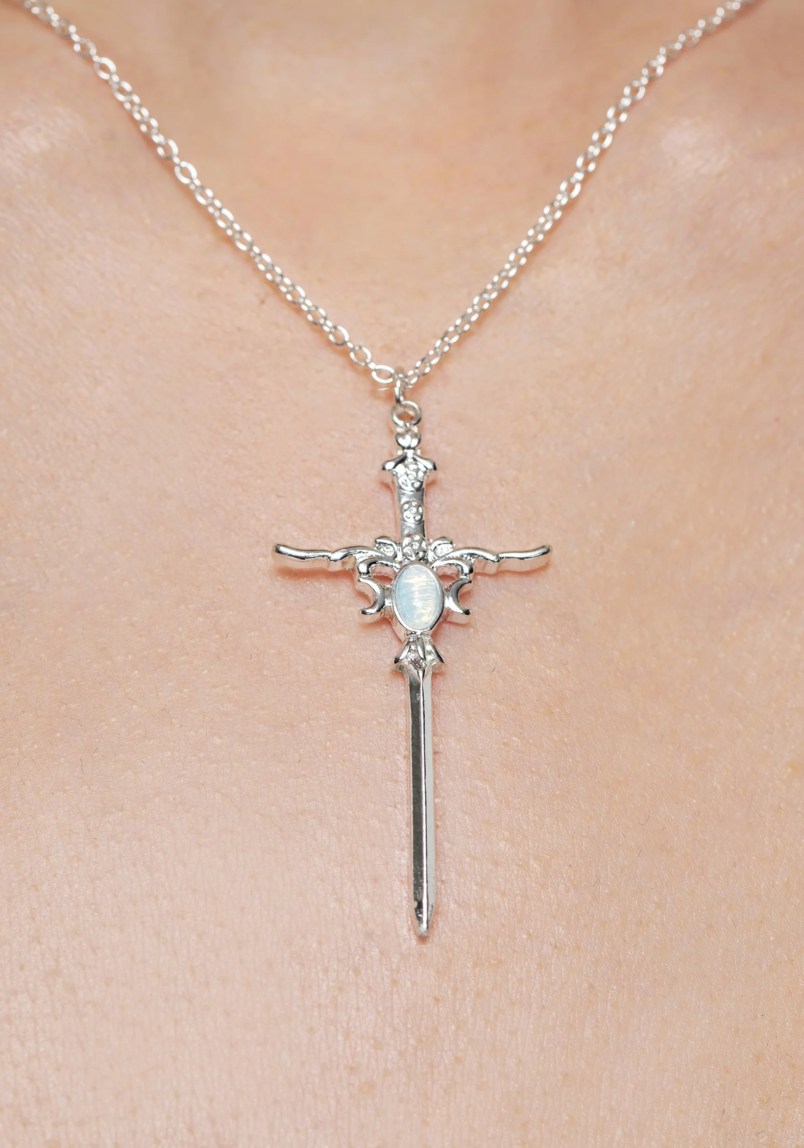 Galatine Opal Sword Necklace - Image 2