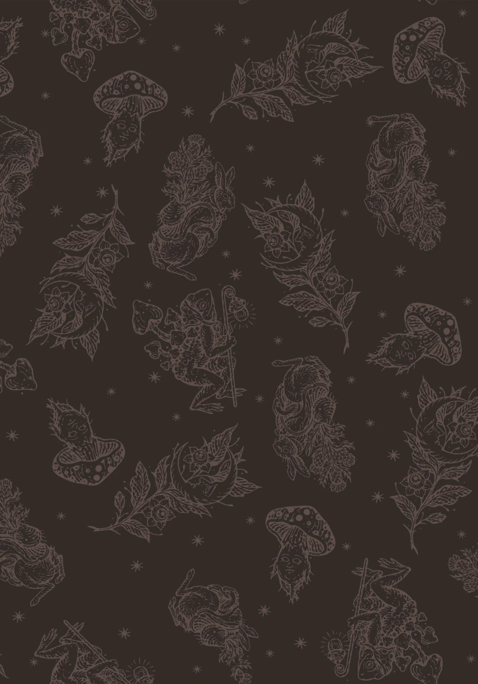 Hexborn Baba Yaga Printed Barrel Leg Denim Jean - Image 6