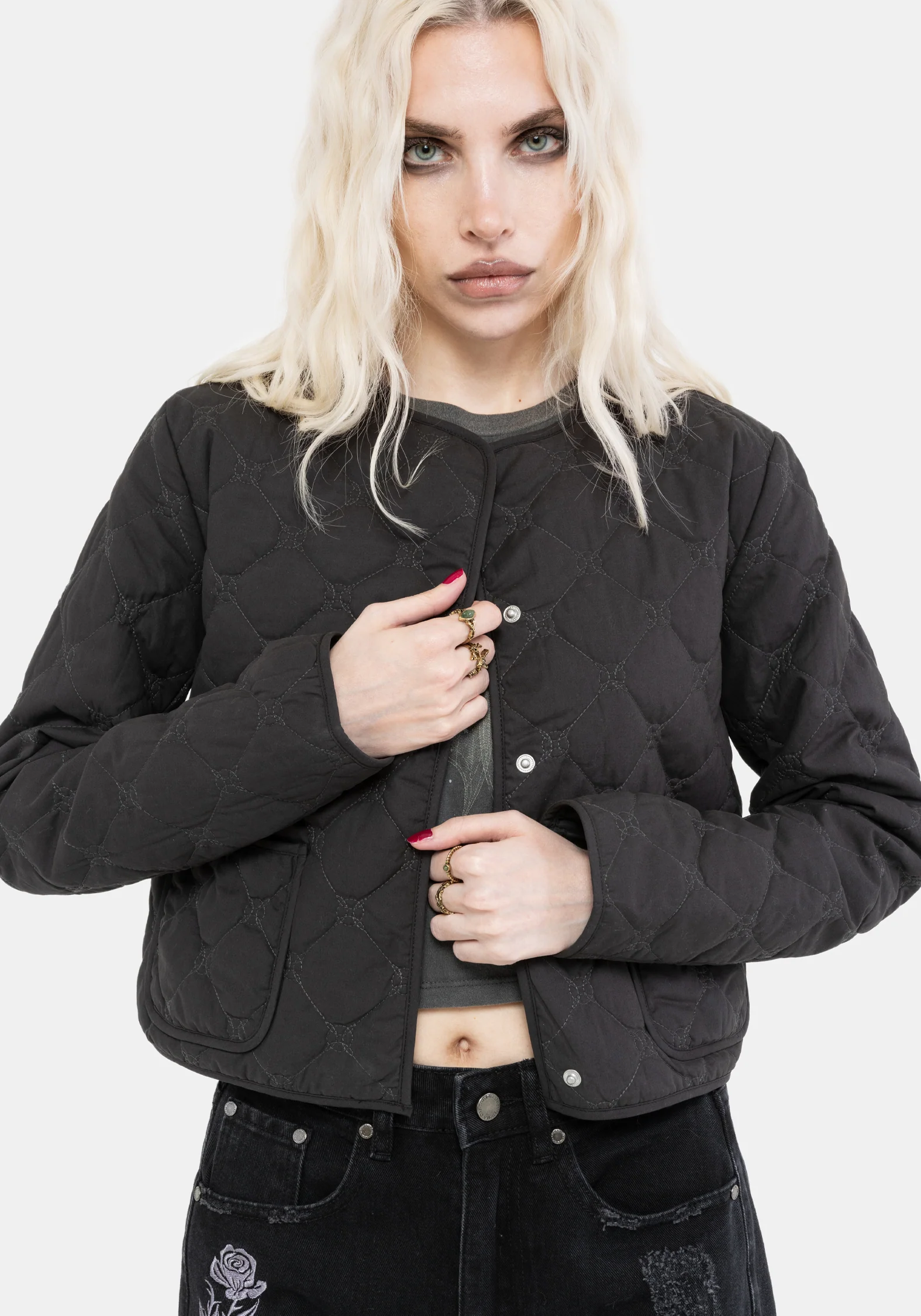 Horizon Witches Knot Cotton Quilted Jacket
