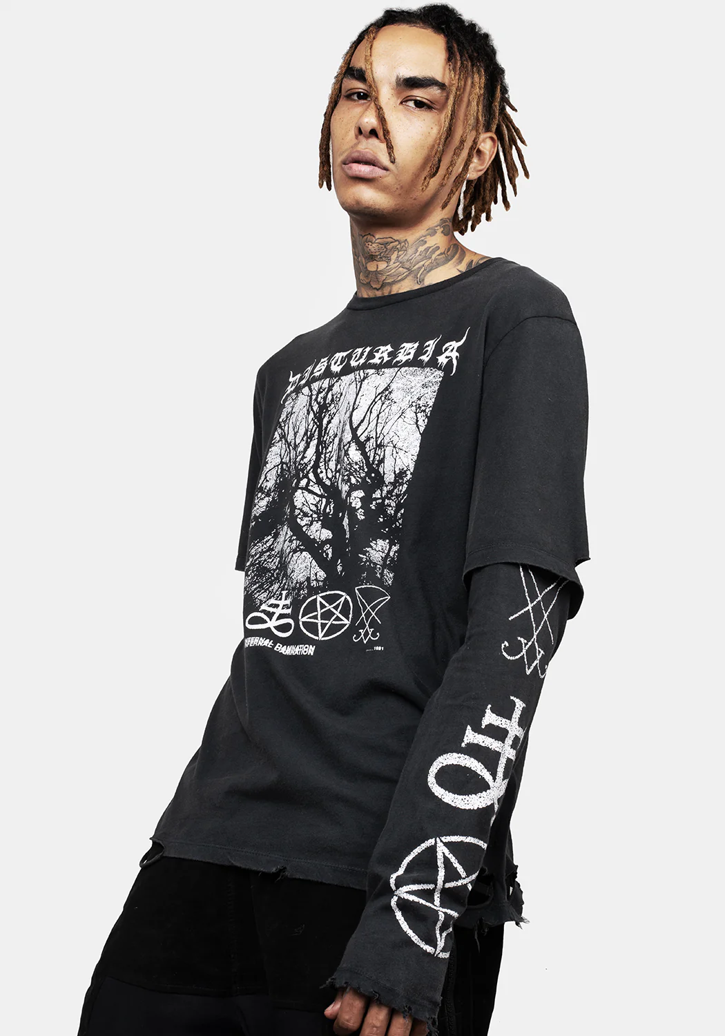 Infernal Layered Long Sleeve T-Shirt - Image 11