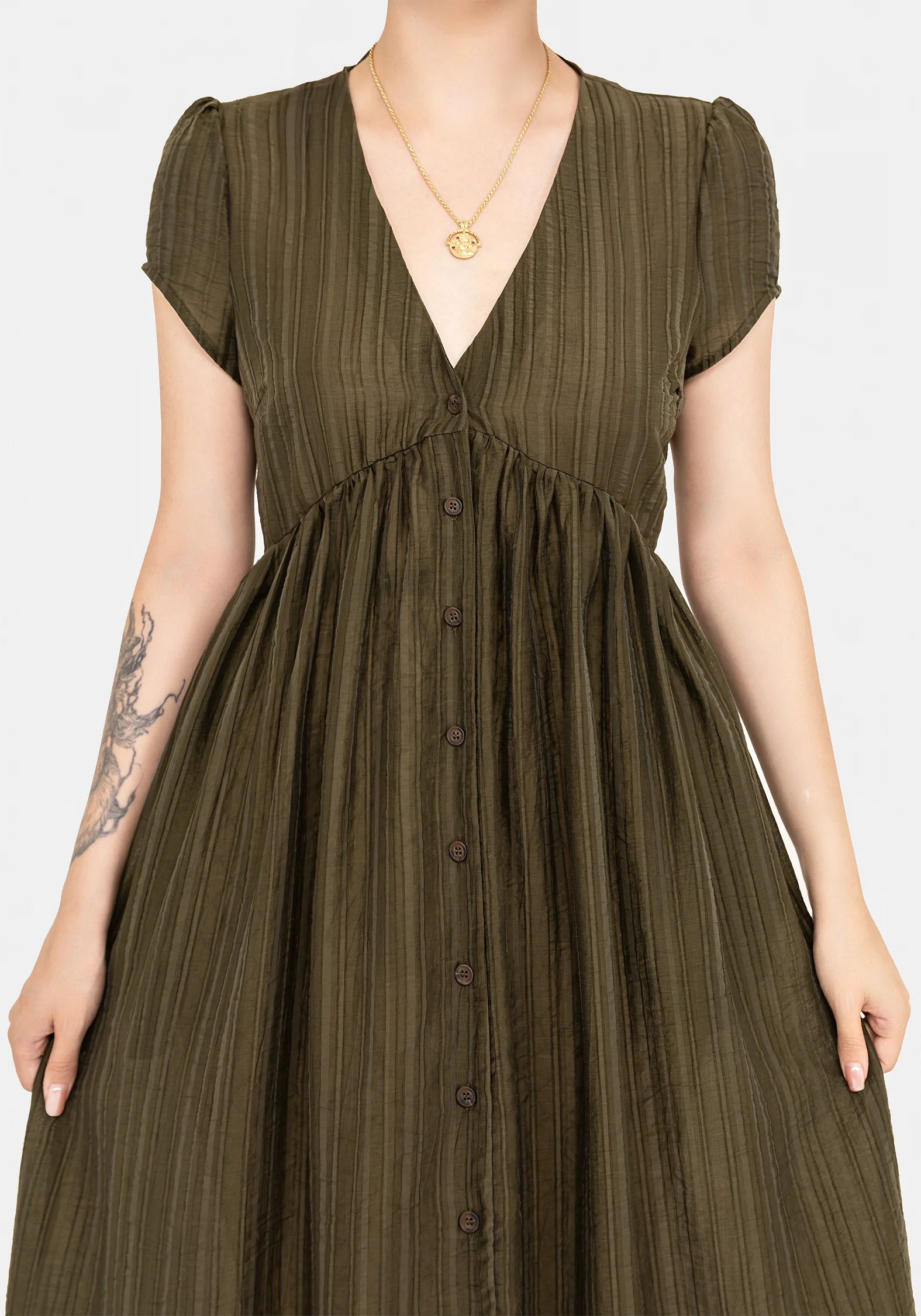 Infinity Button Up Midaxi Dress - Image 2