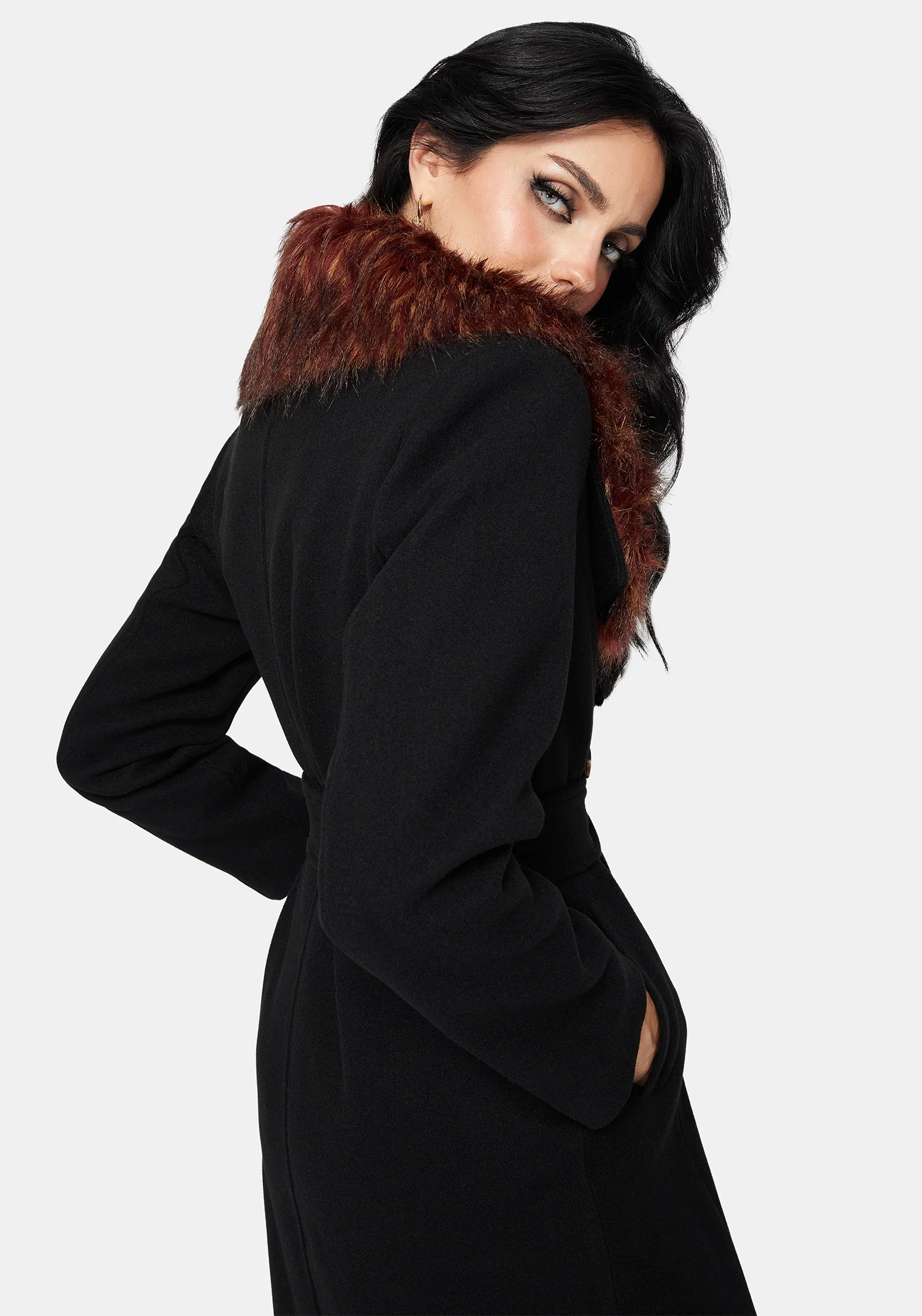 Kaia Faux Fur Collar - Image 3