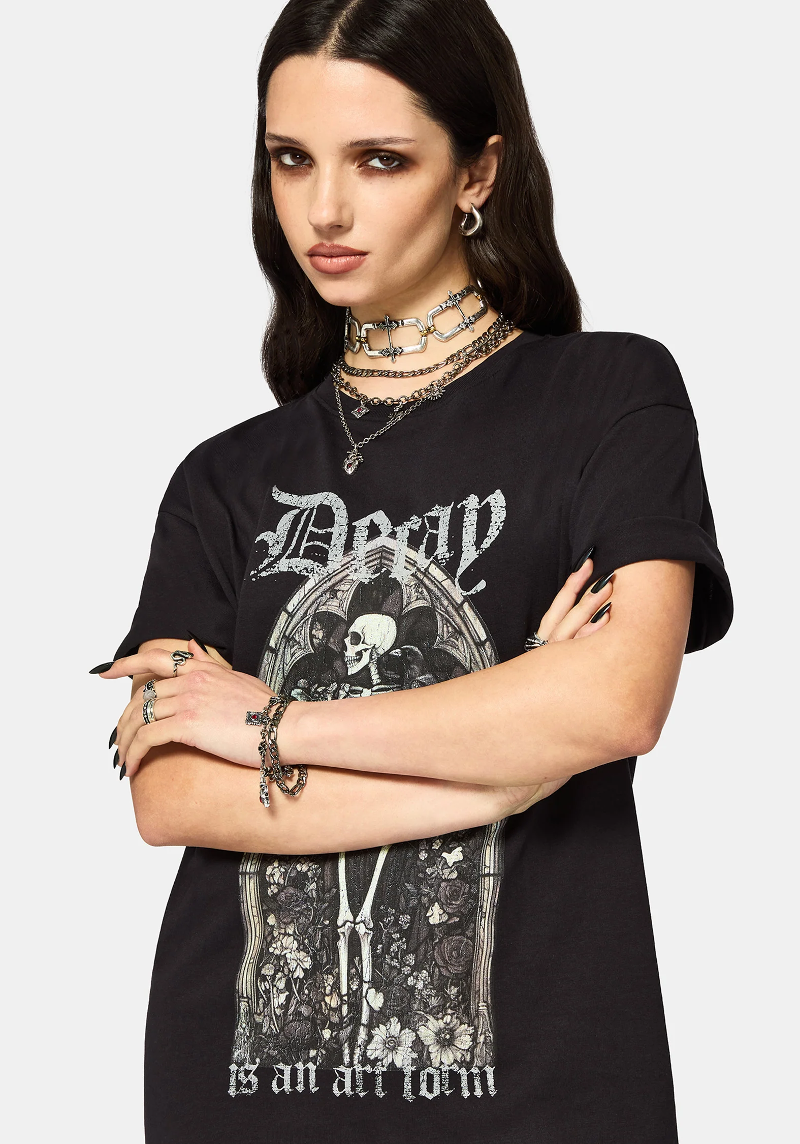Kairo Graphic T-Shirt Dress - Image 4