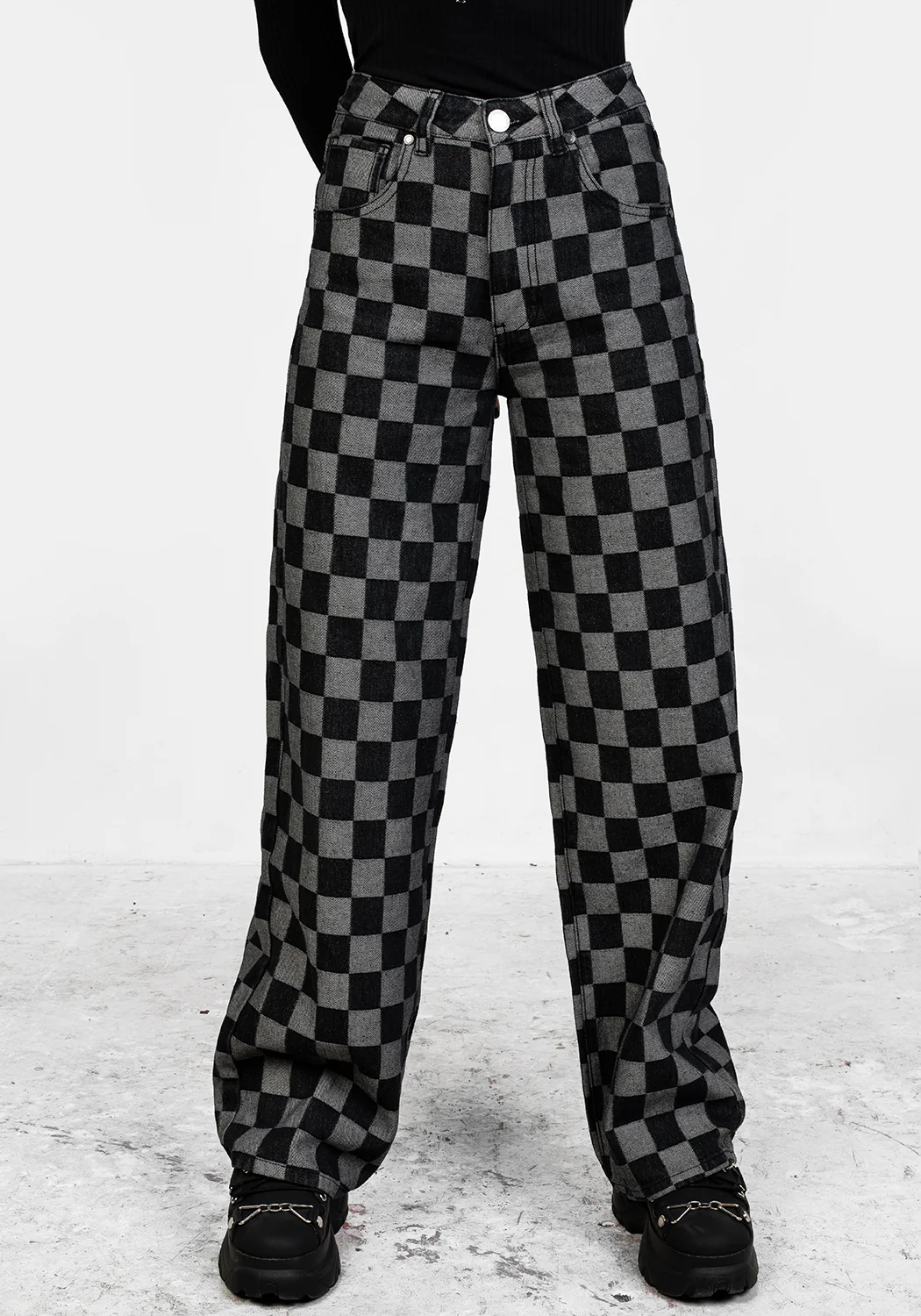 KERB WIDE LEG DENIM JEANS - Image 3