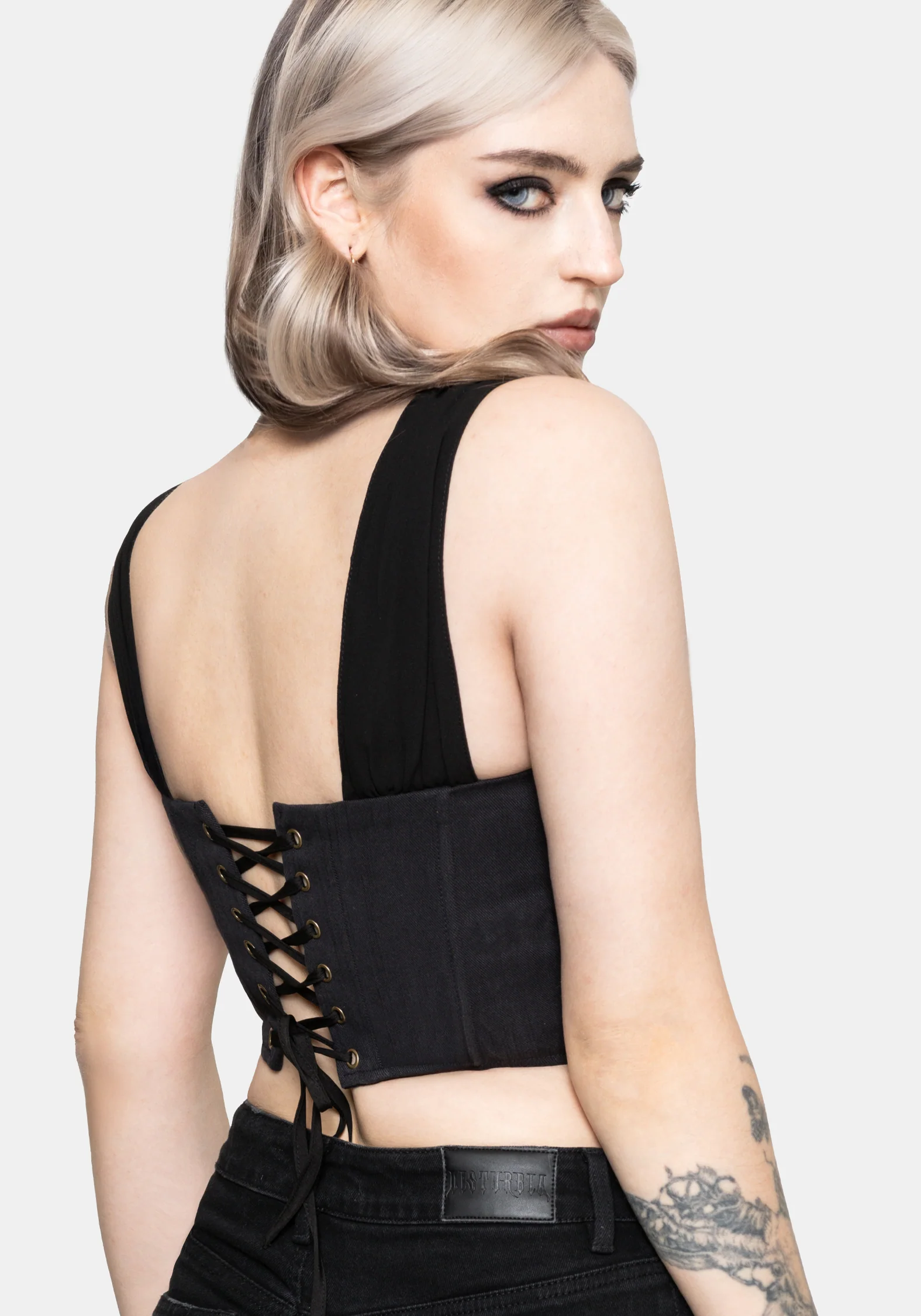 Lilet Chiffon Boho Embroidered Corset - Image 2