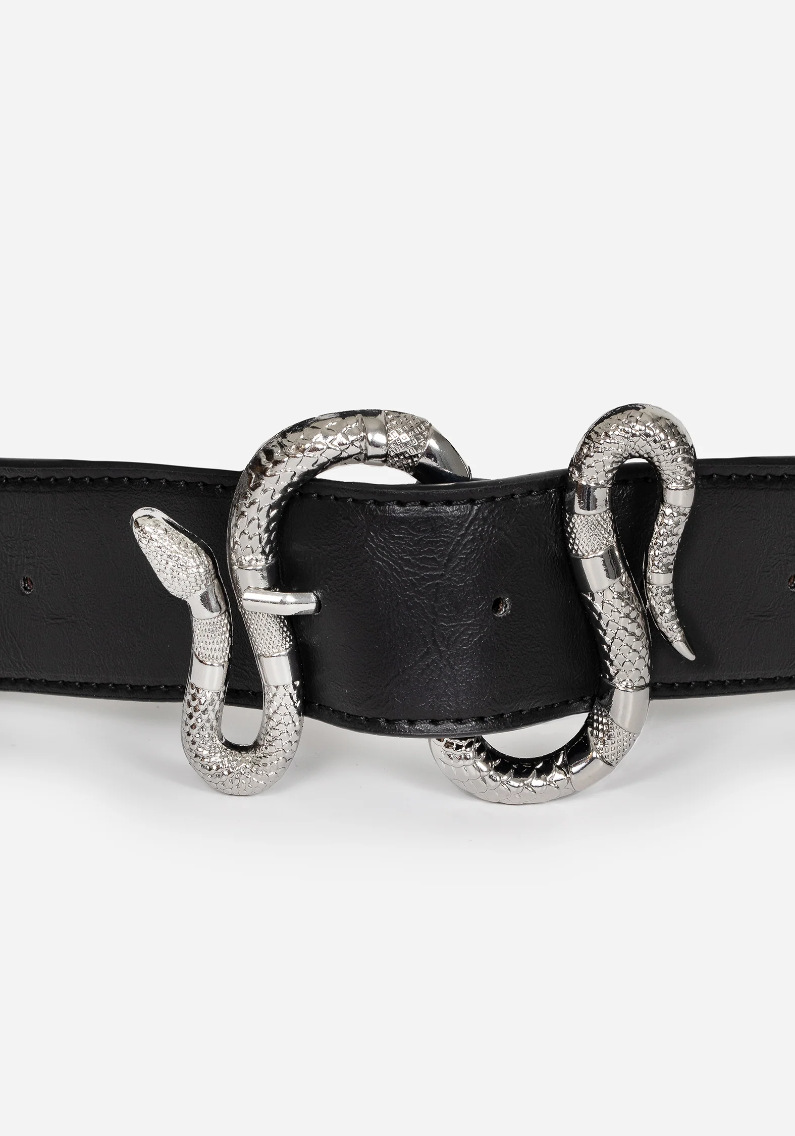 Mamba Debossed Belt With Snake Buckle - Image 10