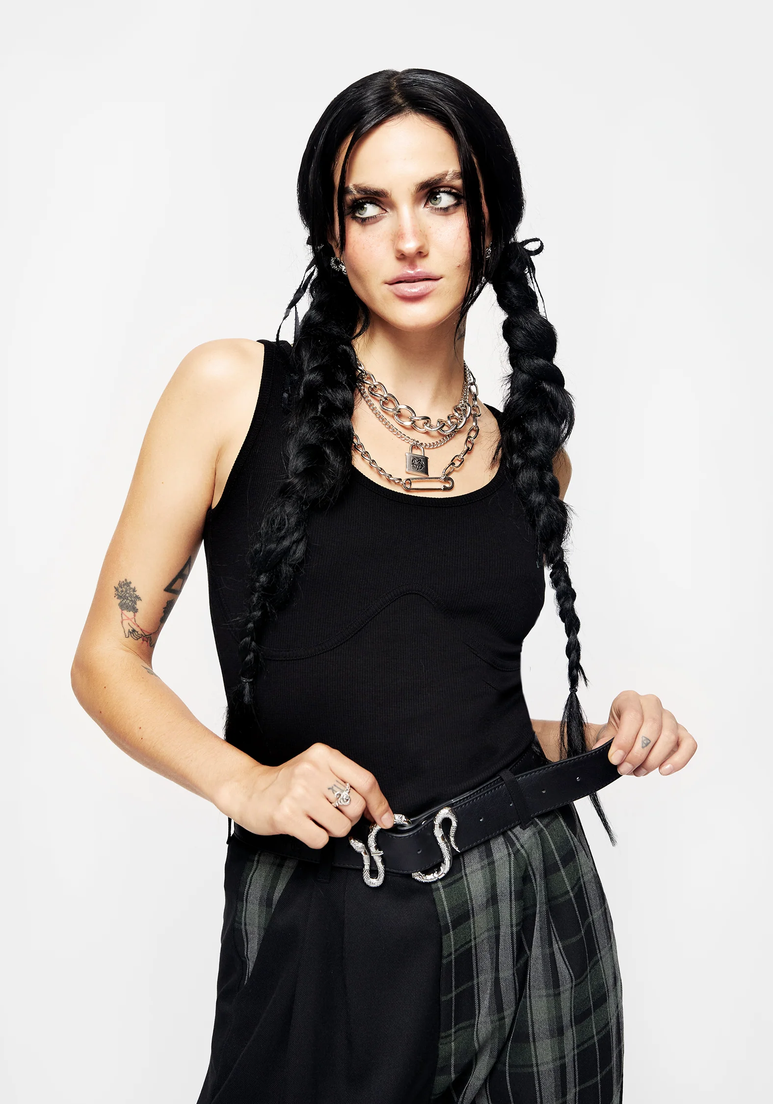 Mamba Debossed Belt With Snake Buckle - Image 5