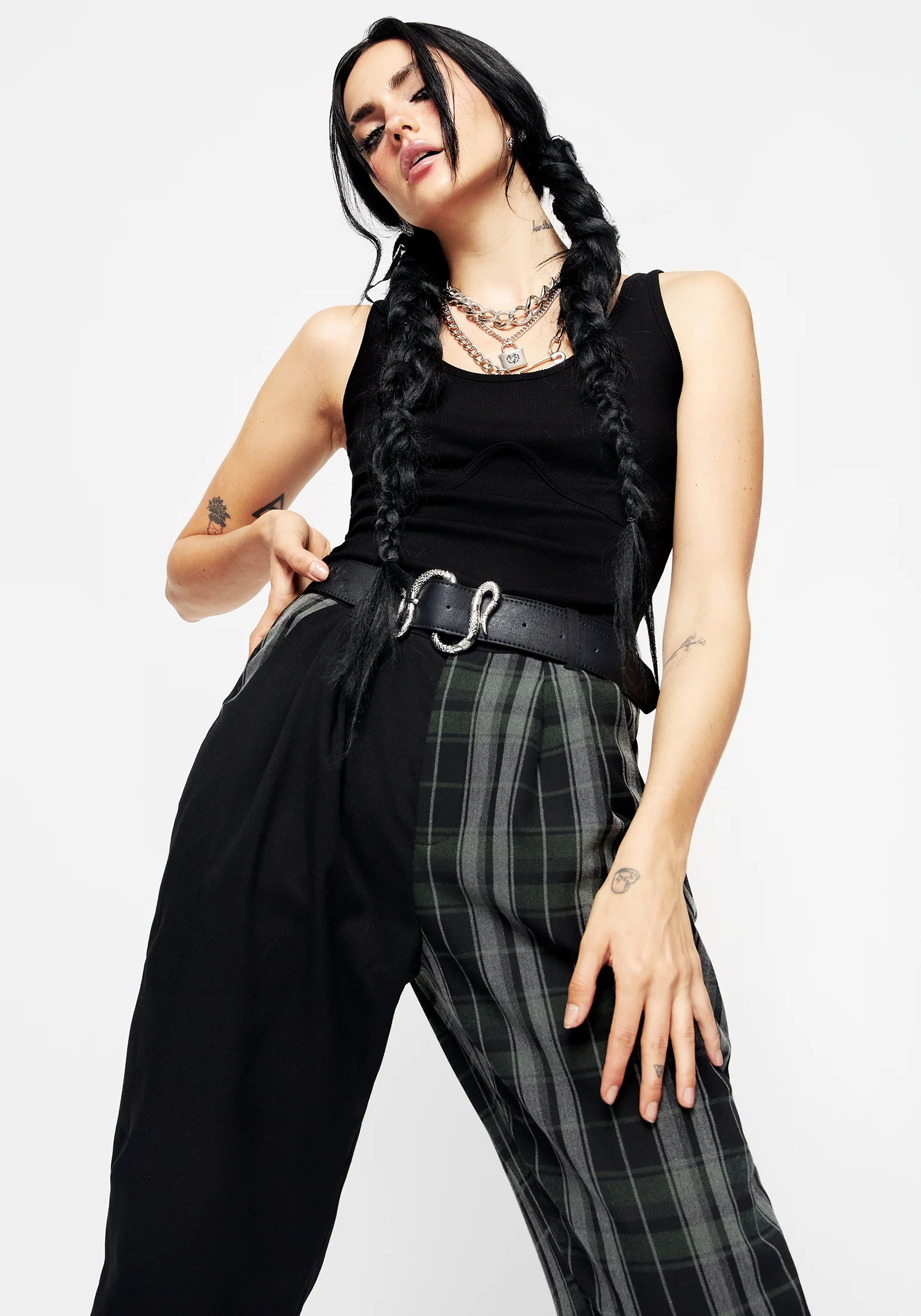 Mamba Debossed Belt With Snake Buckle - Image 6