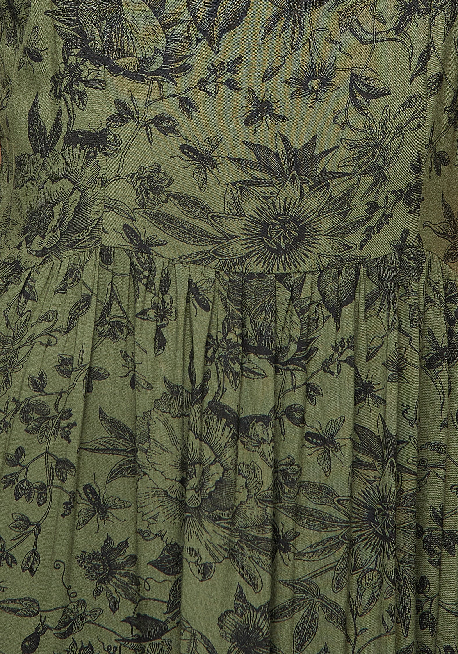 Meadowflowers Floral Print Tiered Midaxi Cami Dress - Image 2