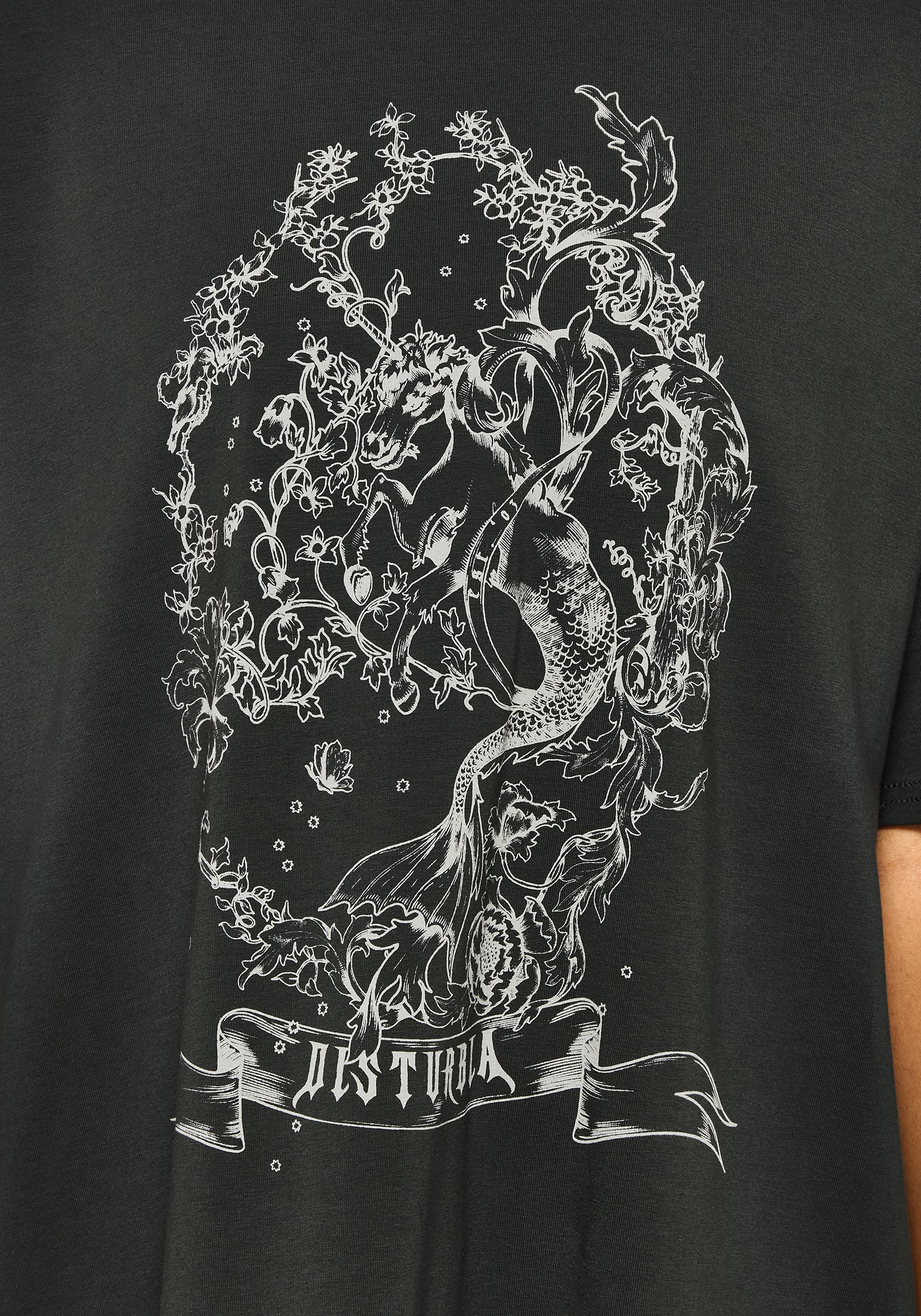 Merunicorn Enchanted Forest Printed Tee Dress - Image 6