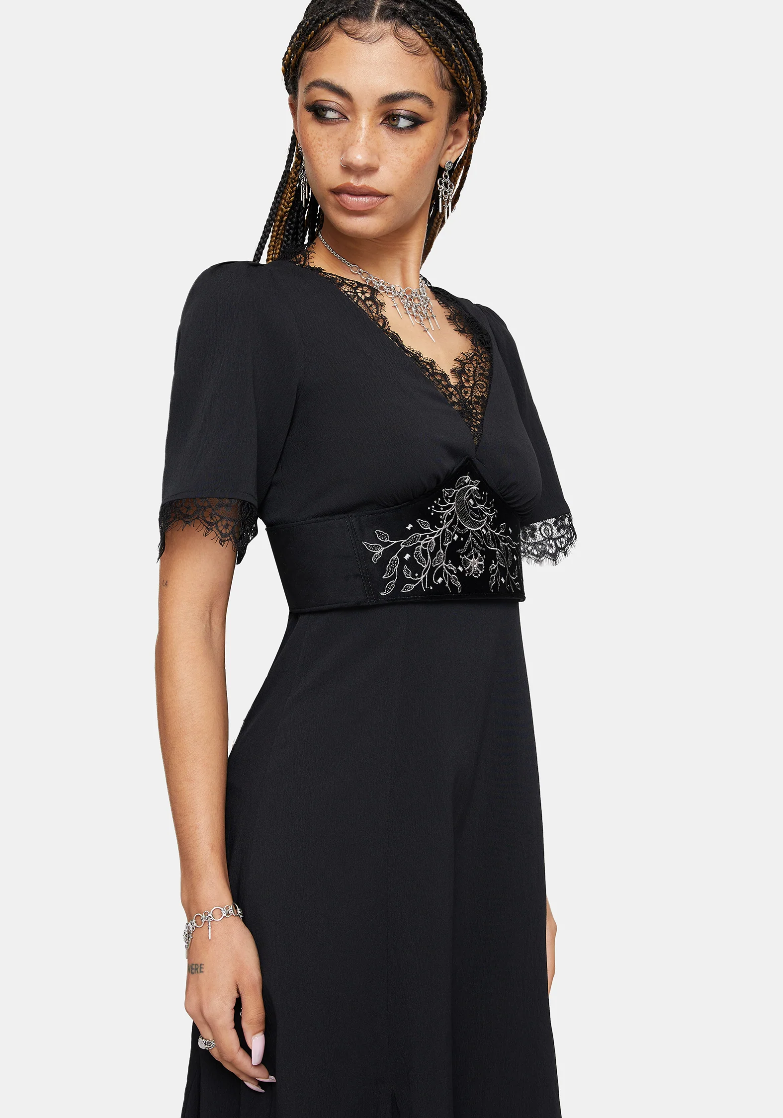 Morrigan Star Crossed Embroidered Waist Belt - Image 4