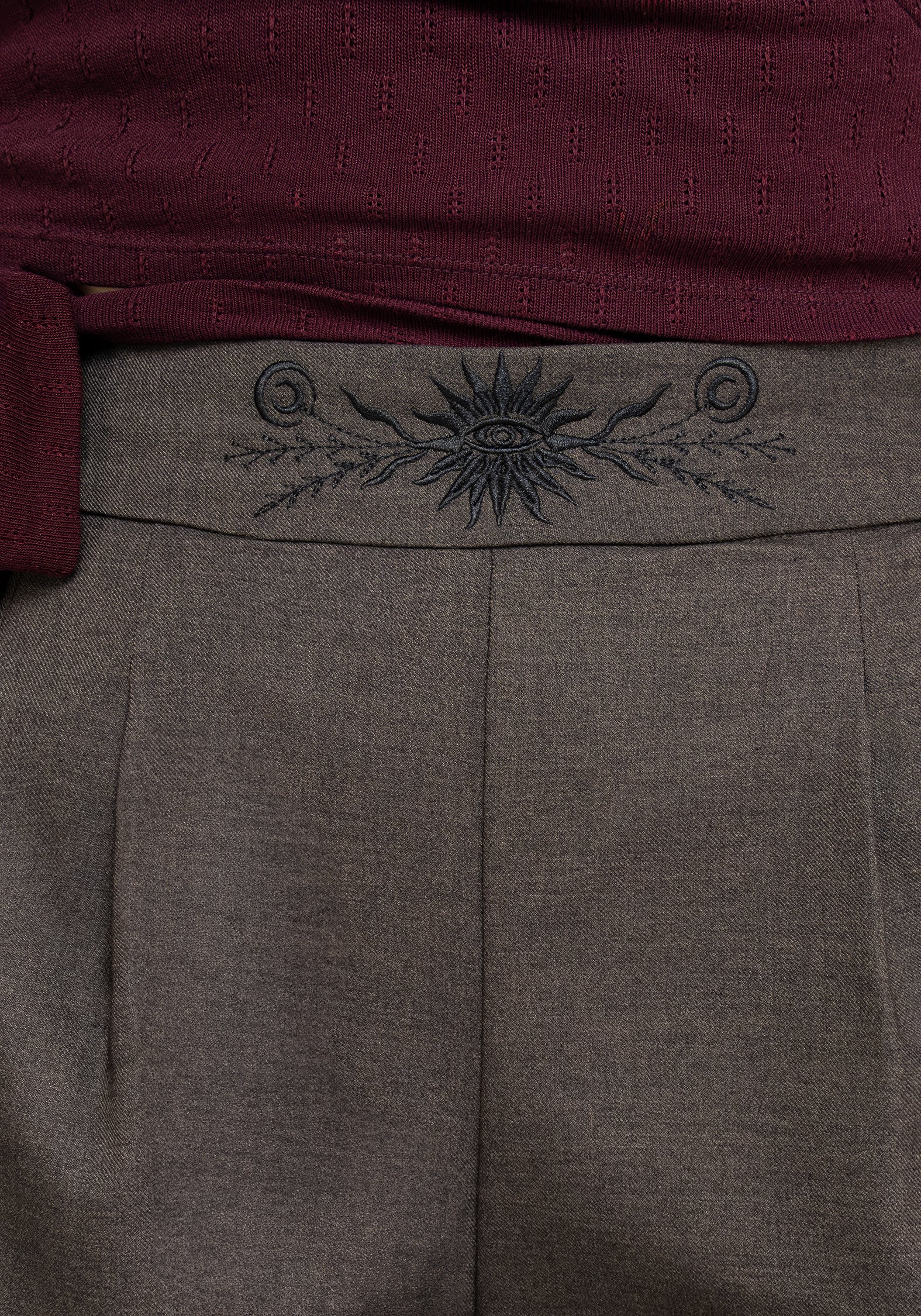 Mystic Embroidered Balloon Trousers - Image 2