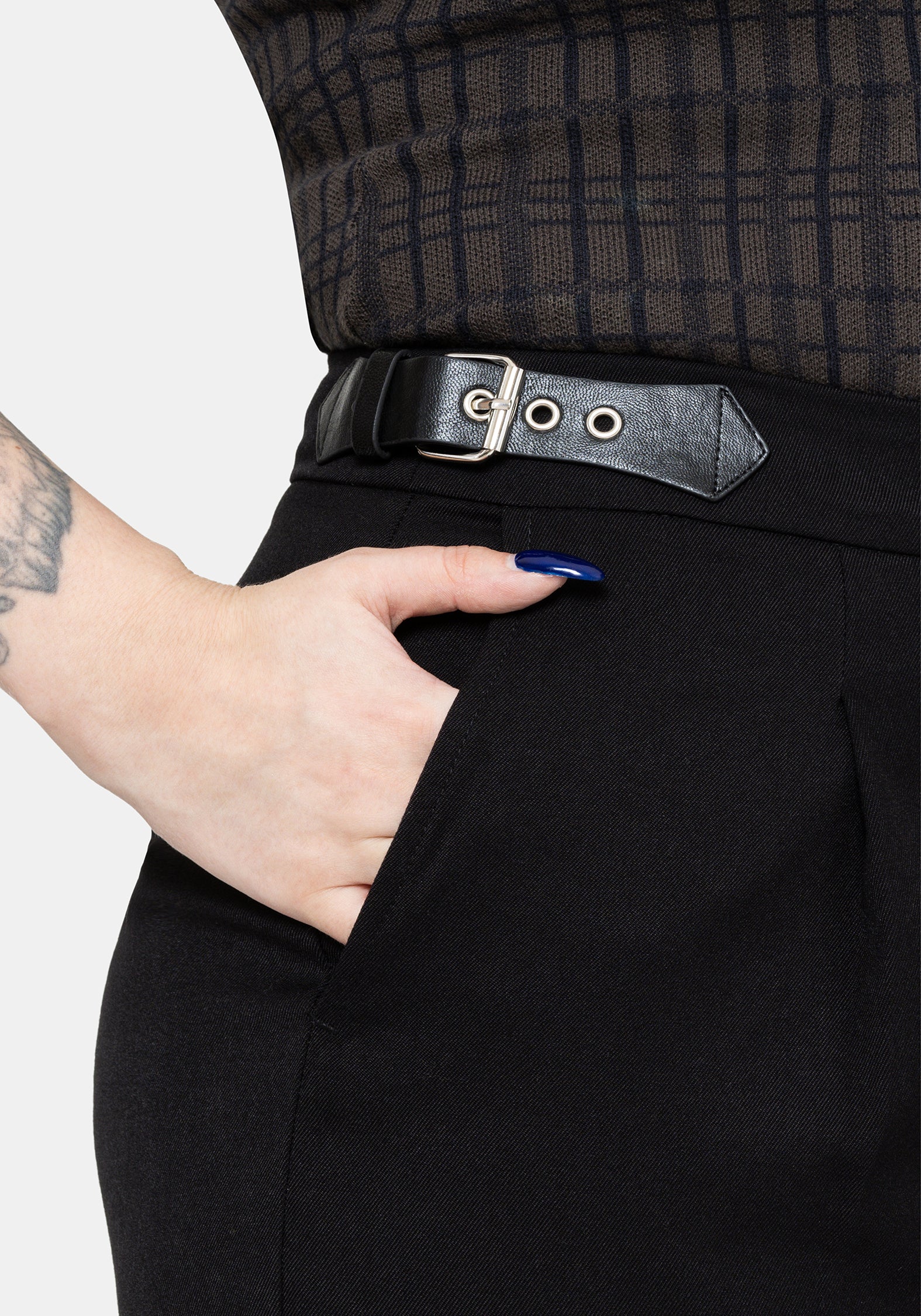 Nightingale Buckle Wide Leg Trousers - Image 2