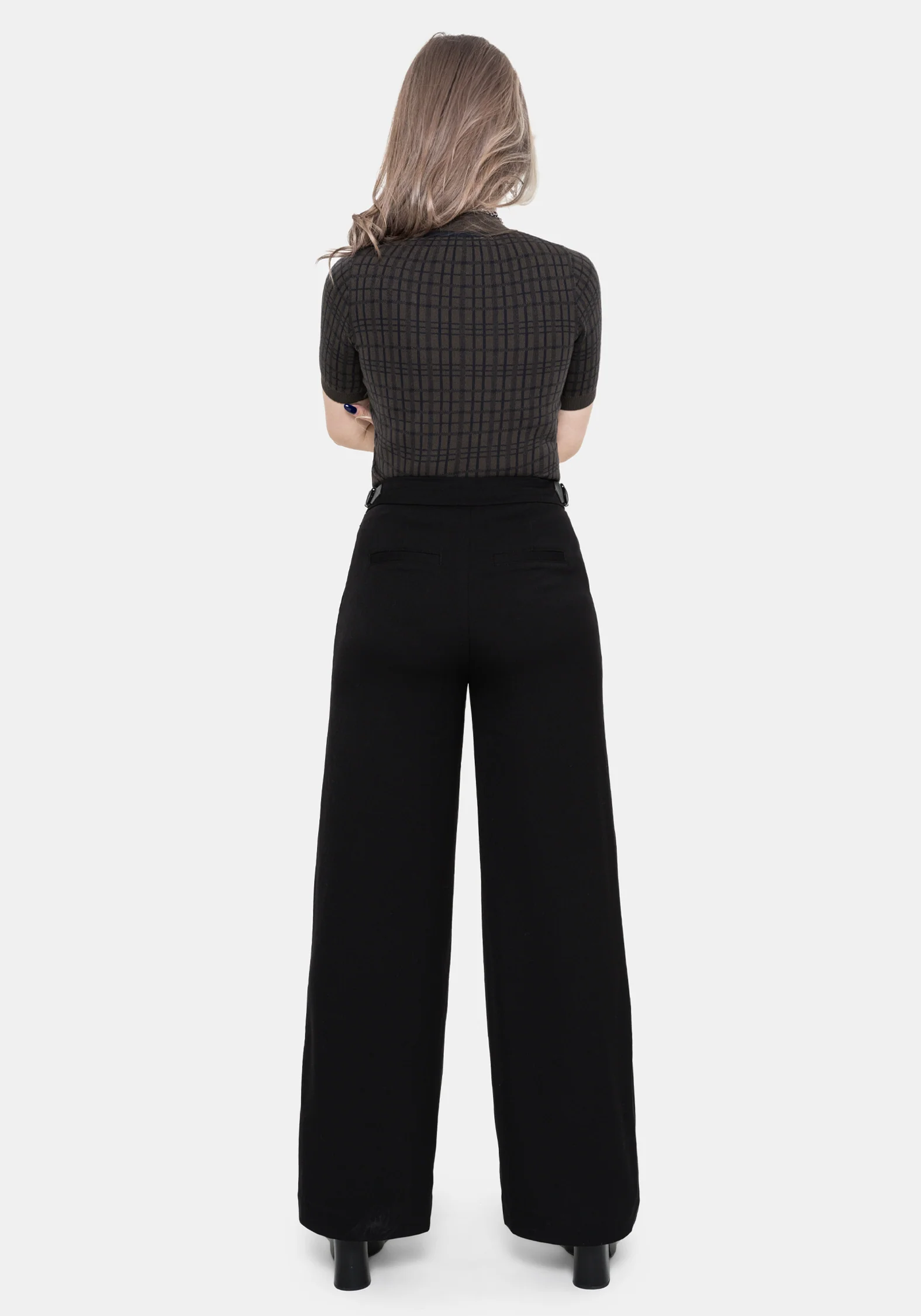 Nightingale Buckle Wide Leg Trousers - Image 3