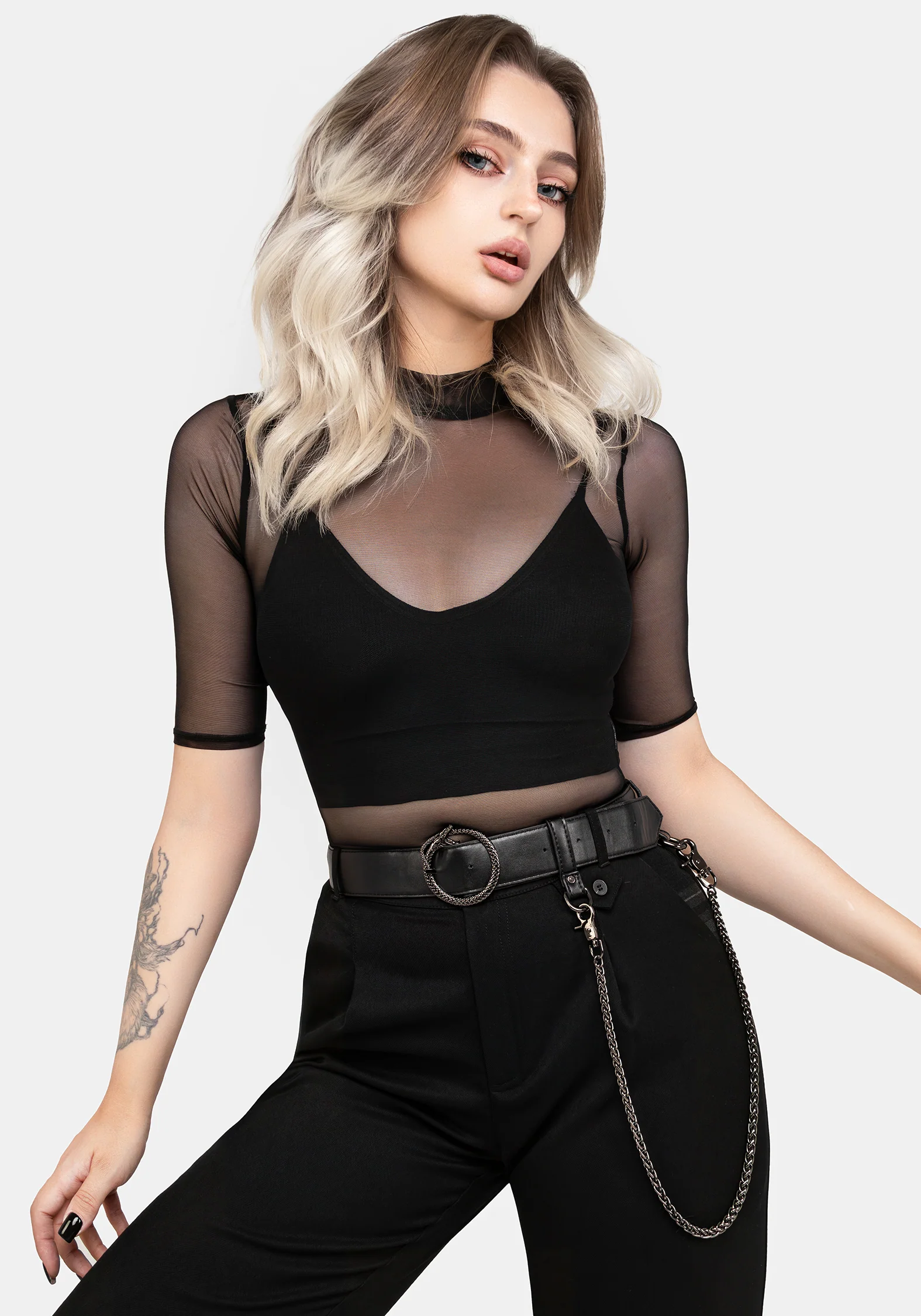 Ouroboros Snake Buckle Chain Belt - Image 4