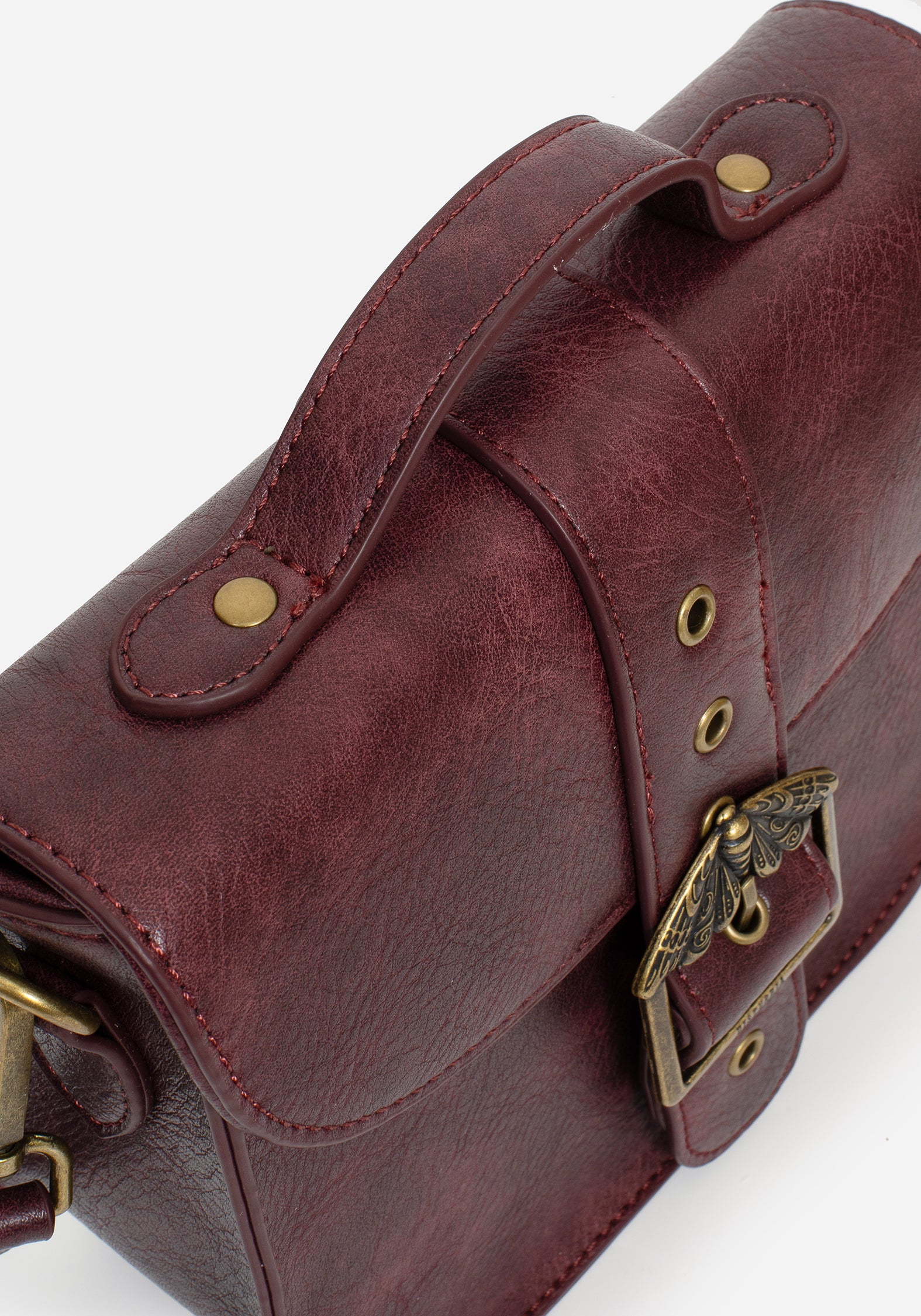 Rosamoth Buckle Crossbody Satchel Bag - Image 6