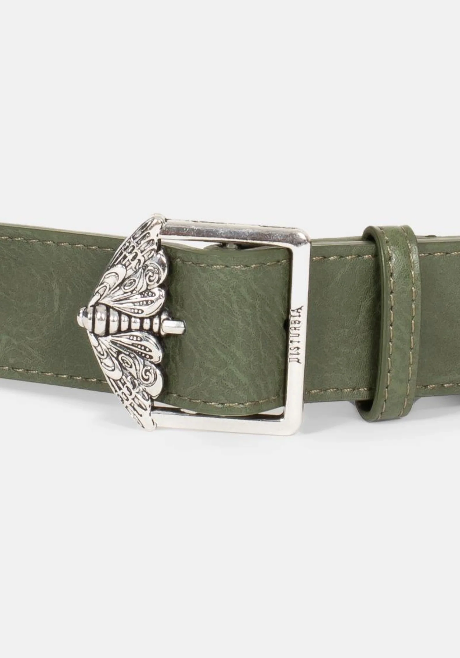 Rosamoth Debossed Buckle Belt - Green - Image 5