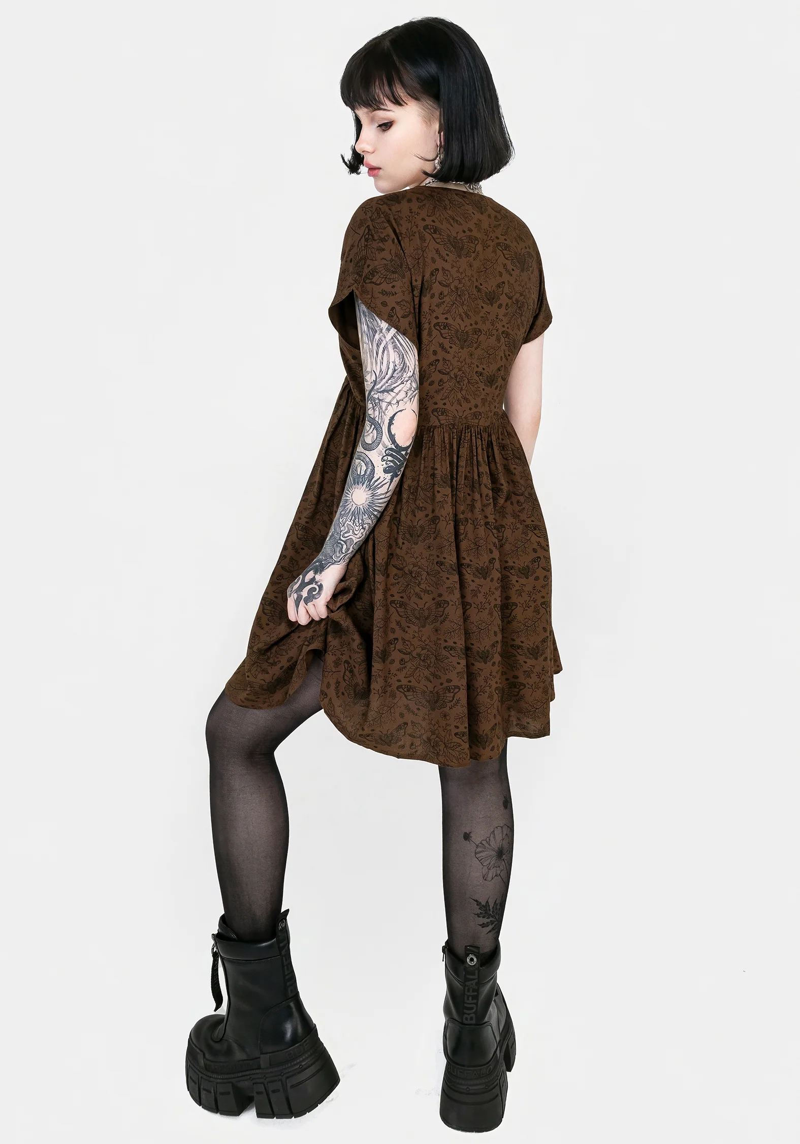 Rosamoth Mini Smock Dress - Image 3