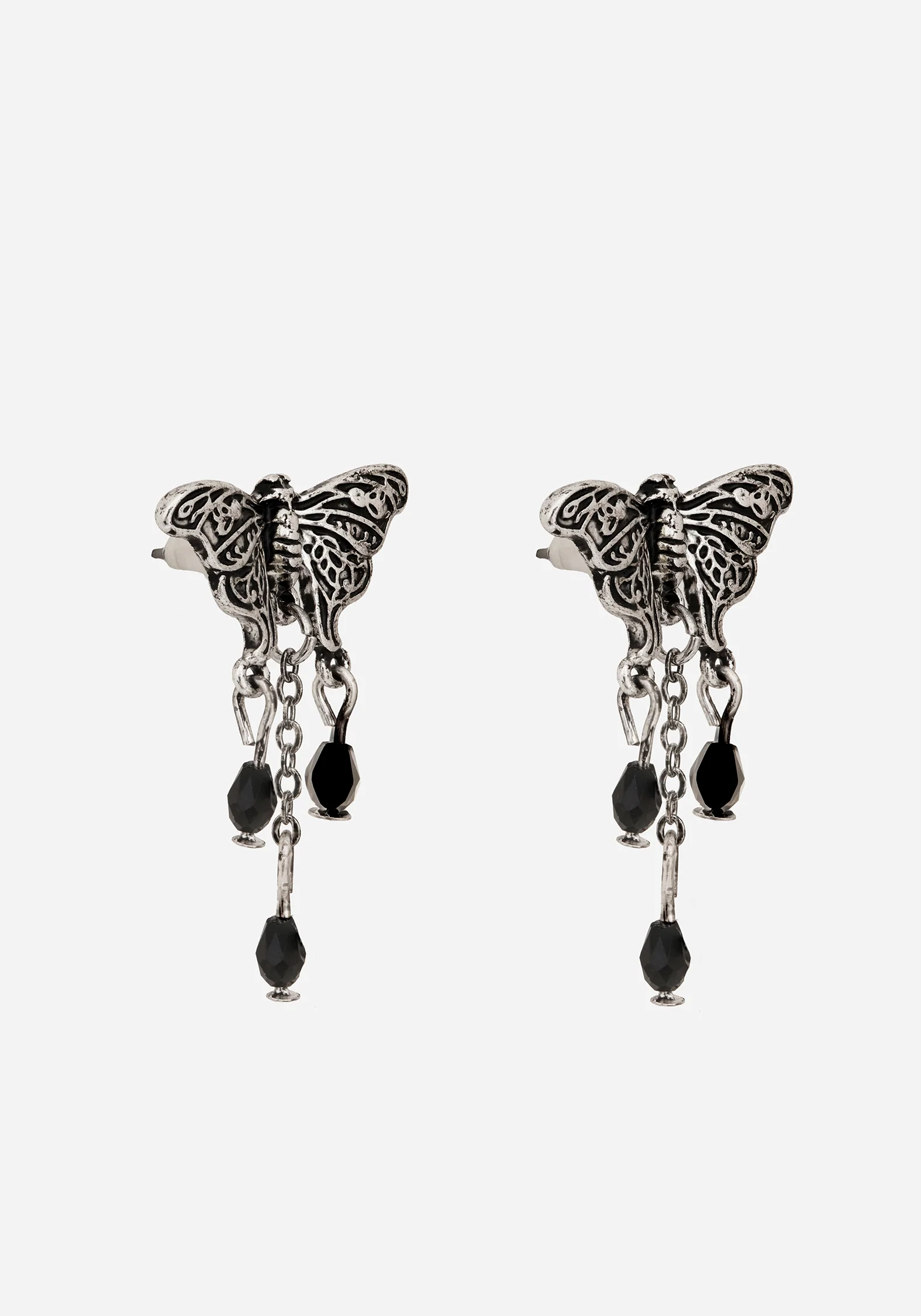 Rowan Moth Drop Earrings - Image 3
