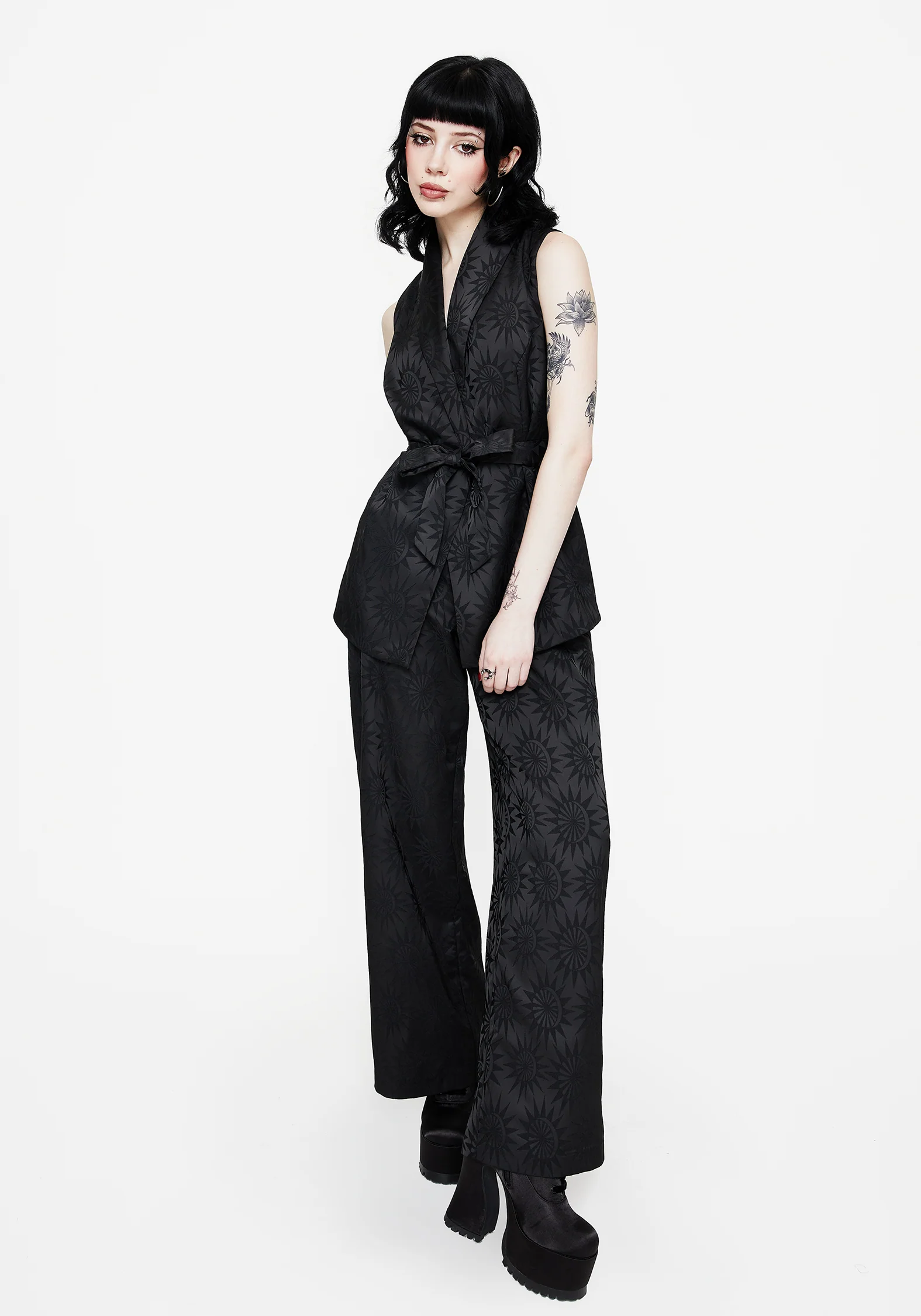Semine Celestial Printed Tailored Waistcoat - Image 4