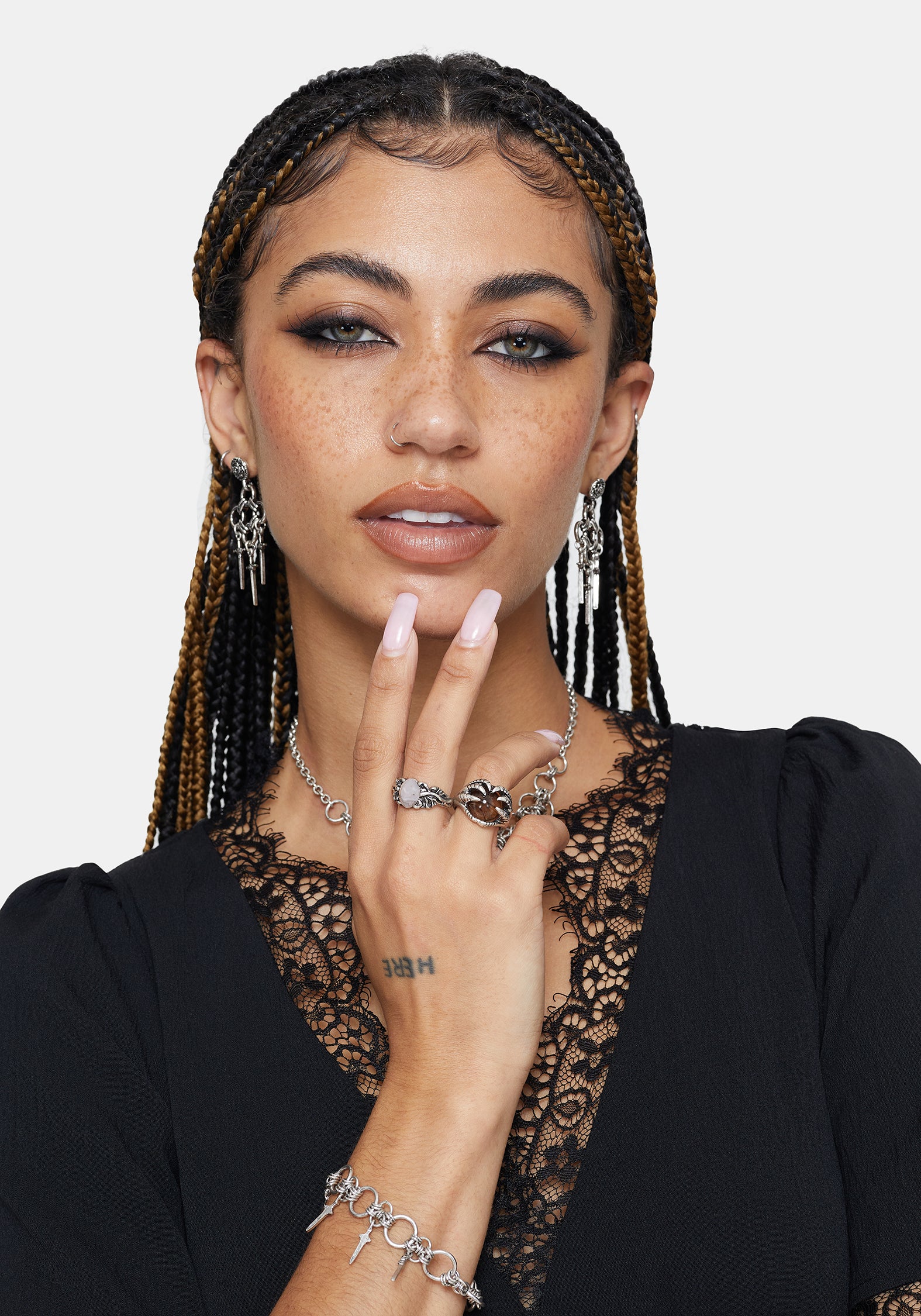 Shadowclaw Chunky Ring Set - Image 5