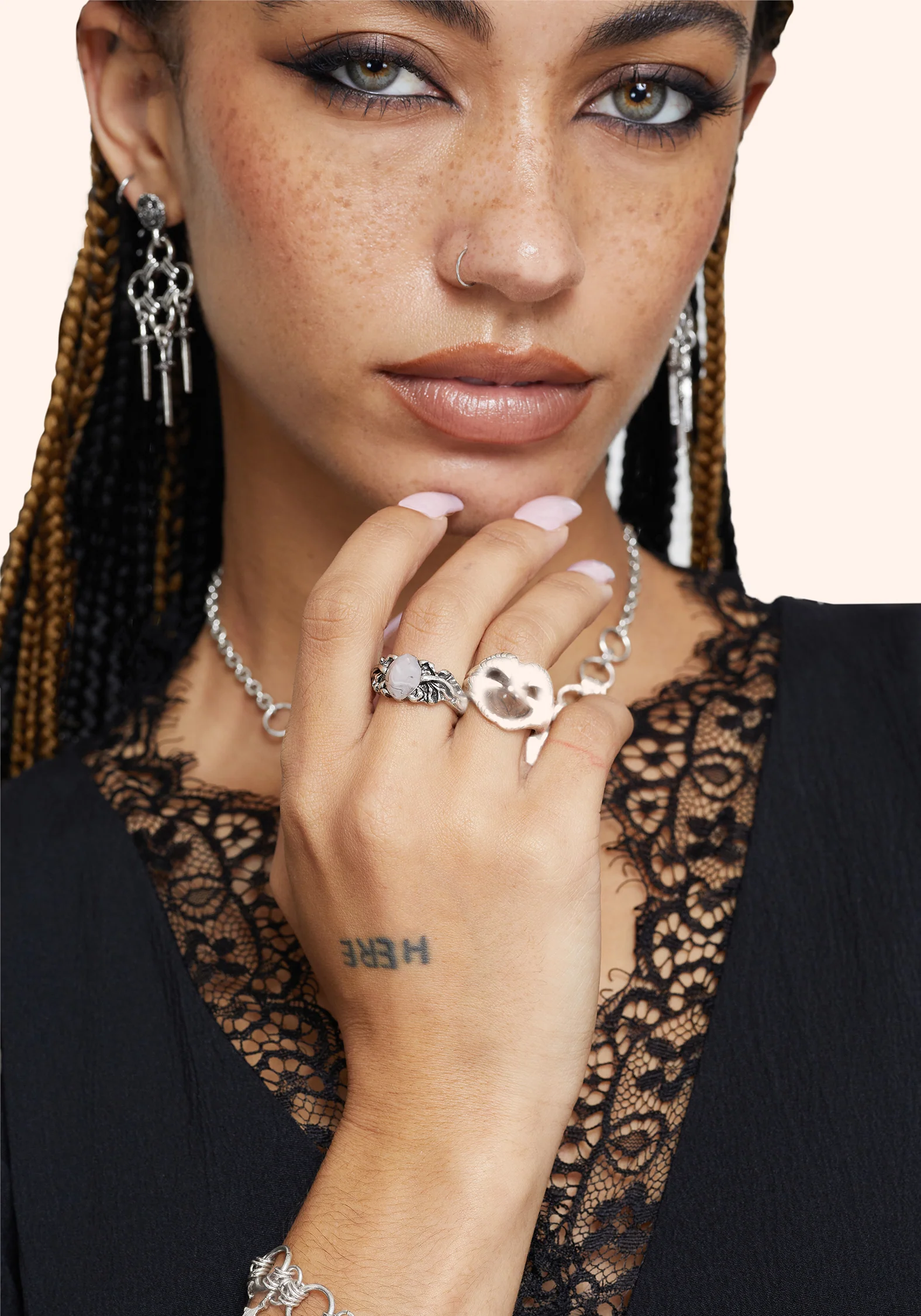 Shadowclaw Chunky Ring Set - Image 7