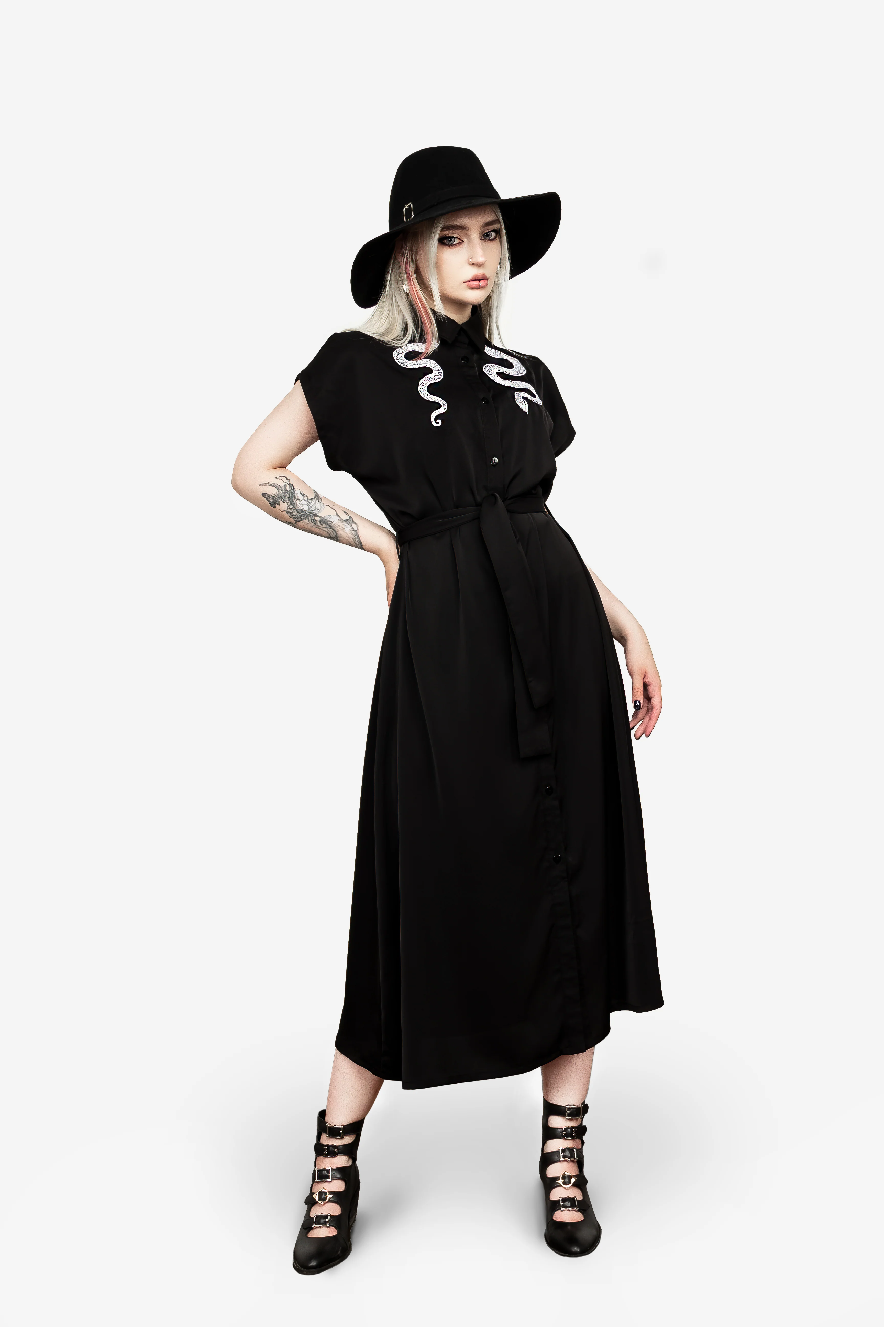Slither Relaxed Midi Dress - Image 15