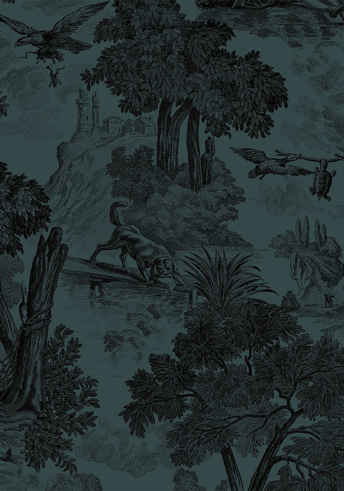 Solara Toile Print Mini Dress - Image 7