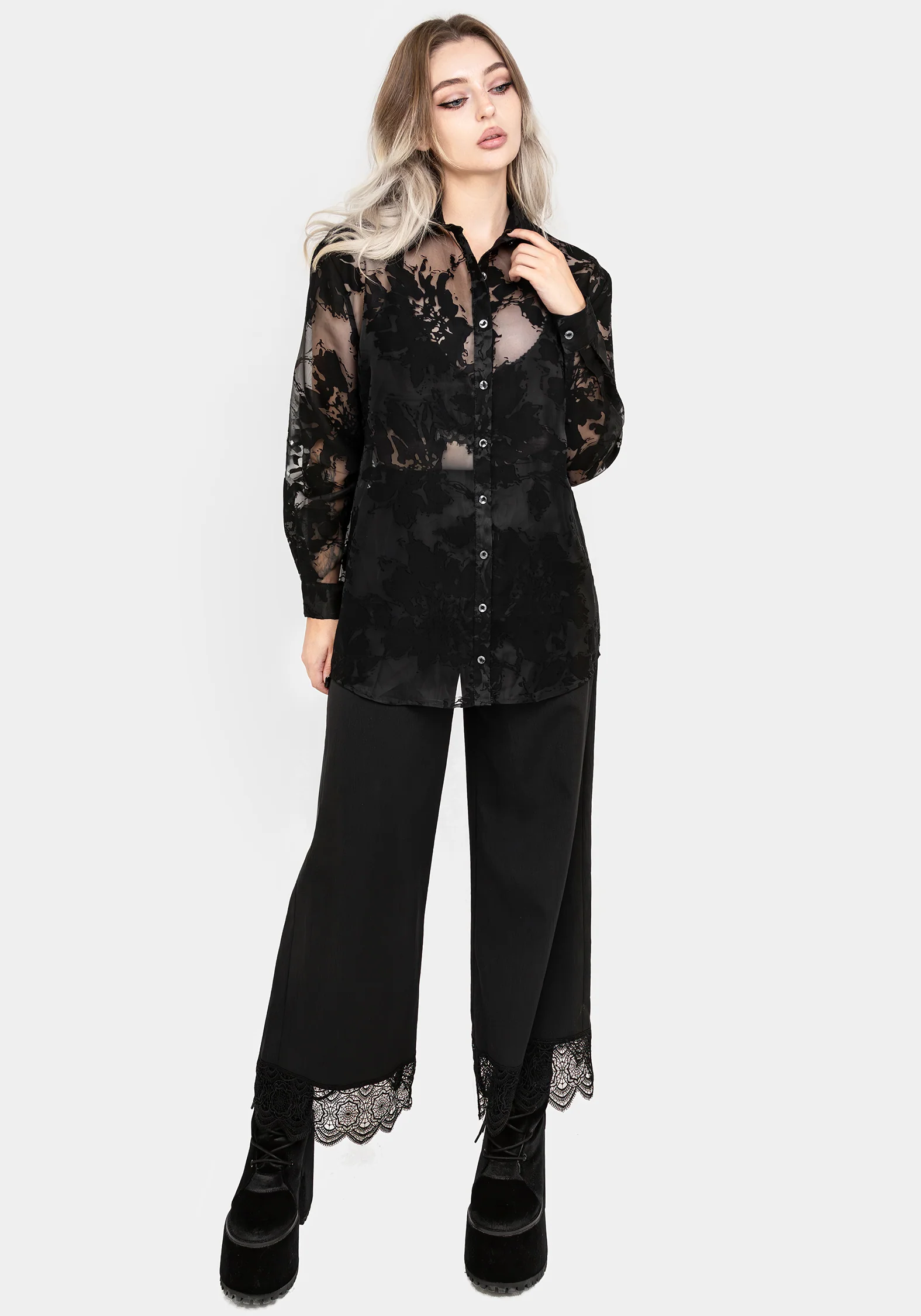 Spectre Sheer Loose Fit Shirt - Image 4