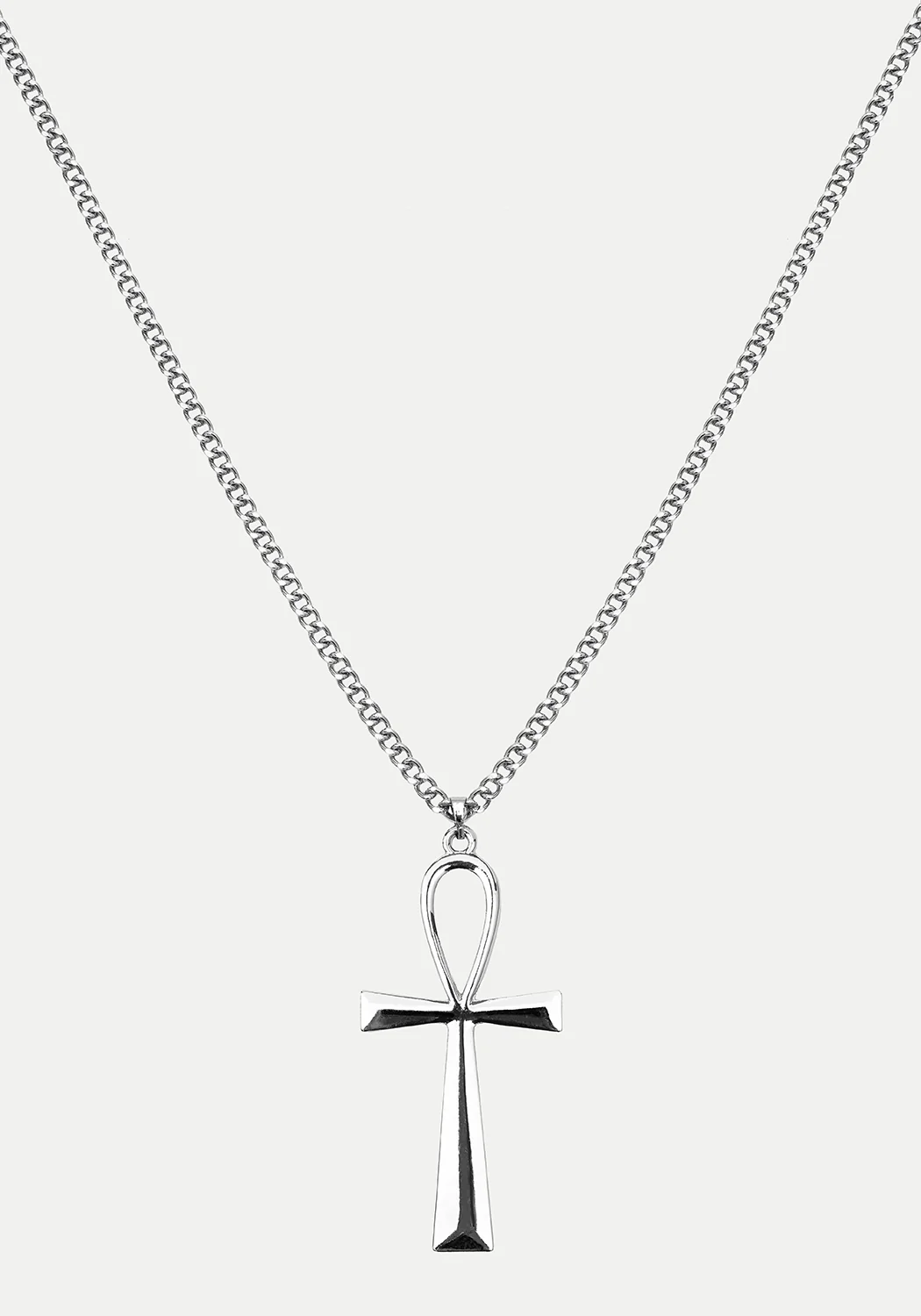 Taweret Long Chain Ankh Pendant - Image 6