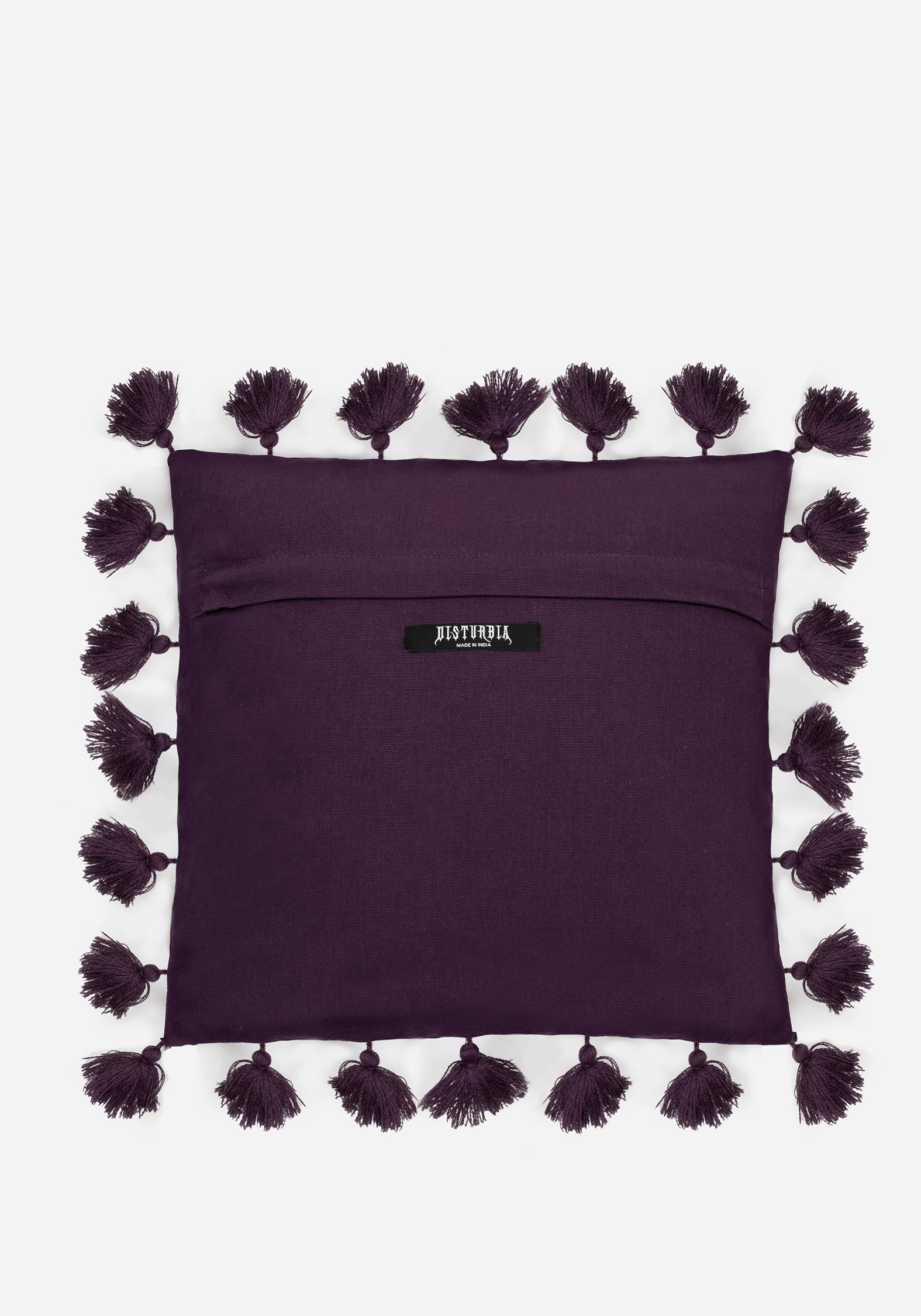 Toadstone Frog Tassel Edge Square Cushion - Image 4