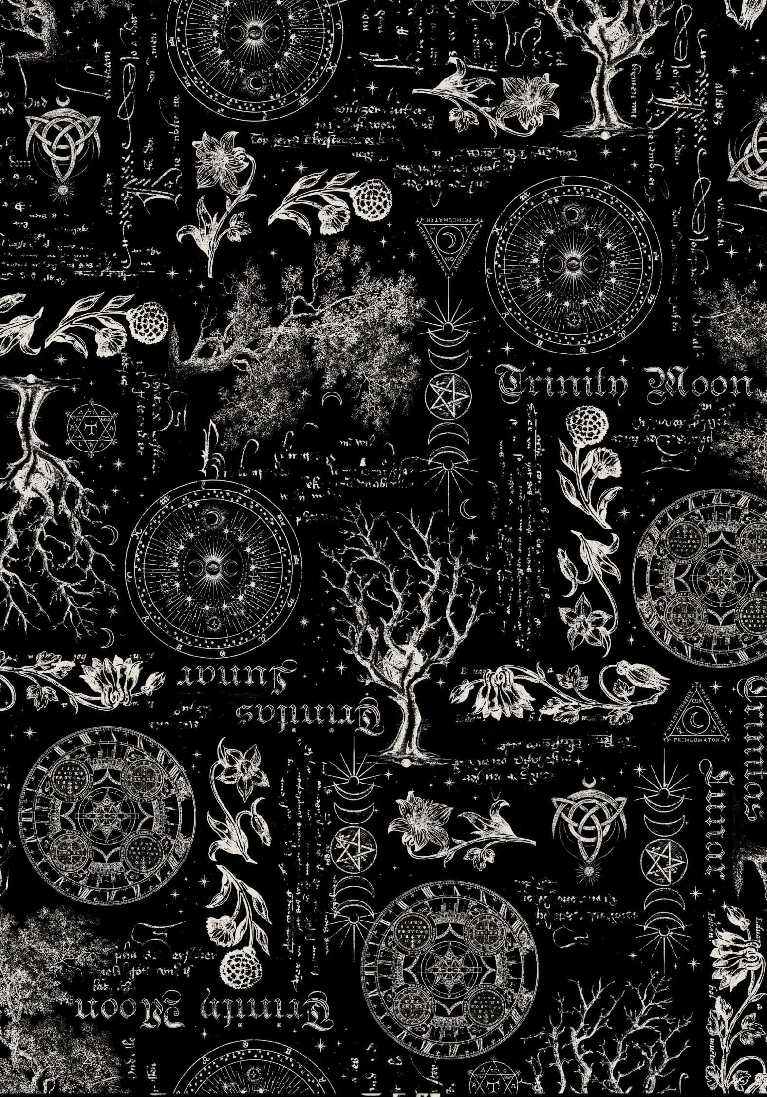 Trinity Moon Print Pull On Culotte - Image 7